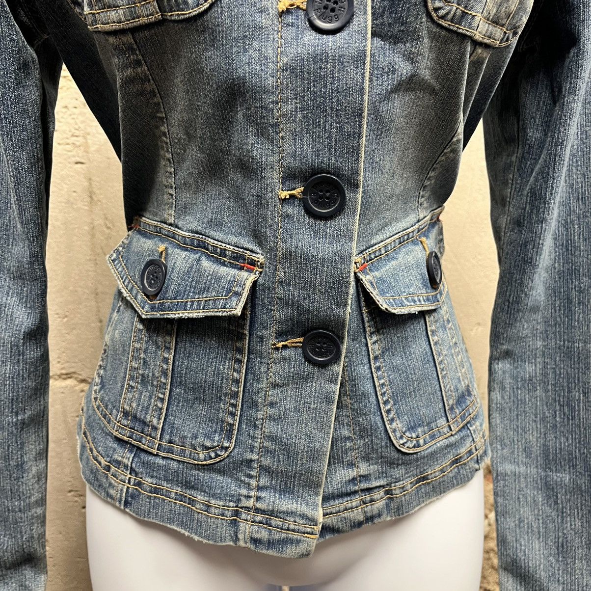 Vintage Plugg Y2K Vintage Button Down Lightweight Denim Jacket Girly Size M / US 6-8 / IT 42-44 - 3 Thumbnail