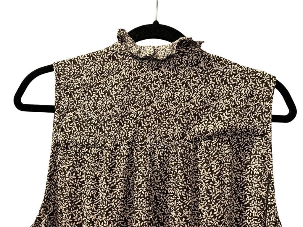Faherty Faherty Faith Ruffle Leaf Batik Sleeveless Blouse Size Large Size L / US 10 / IT 46 - 9 Thumbnail