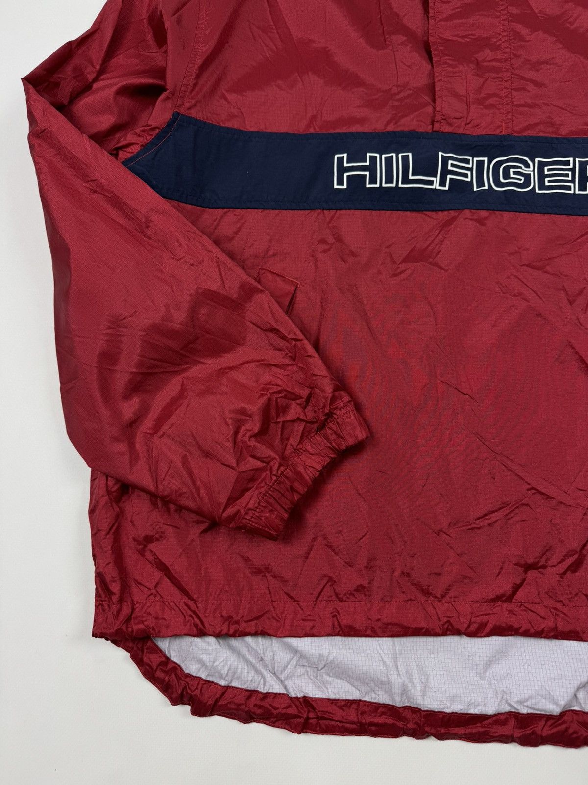 Tommy Hilfiger Vintage Tommy Hilfiger Red Anorak Jacket Size US XL / EU 56 / 4 - 7 Thumbnail