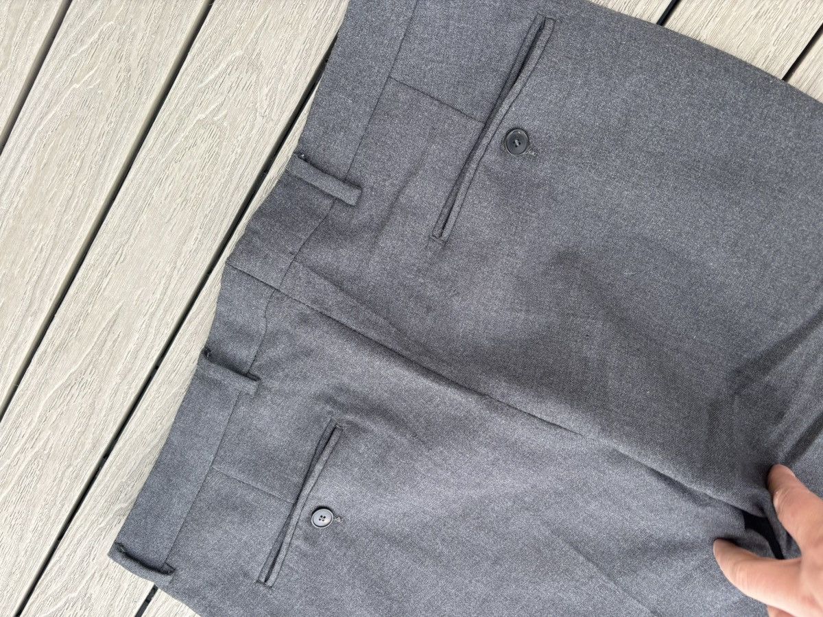 Sandro Sandro Men’s Gray Wool Dress Pants Size 40 Trousers 31/32 w Size 40R - 6 Thumbnail