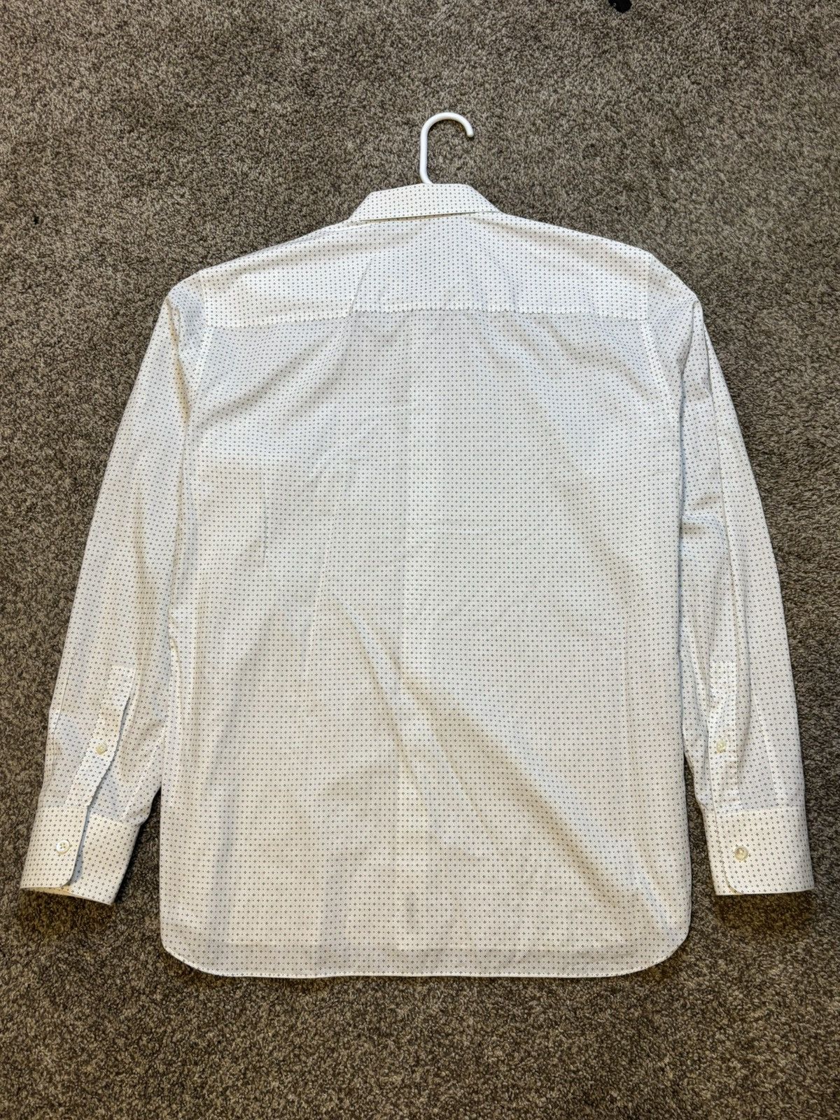 Z Zegna Z Zegna Men's Shirt Fine Cotton Slim Fit Stripe Ermenegildo Size US L / EU 52-54 / 3 - 11 Thumbnail
