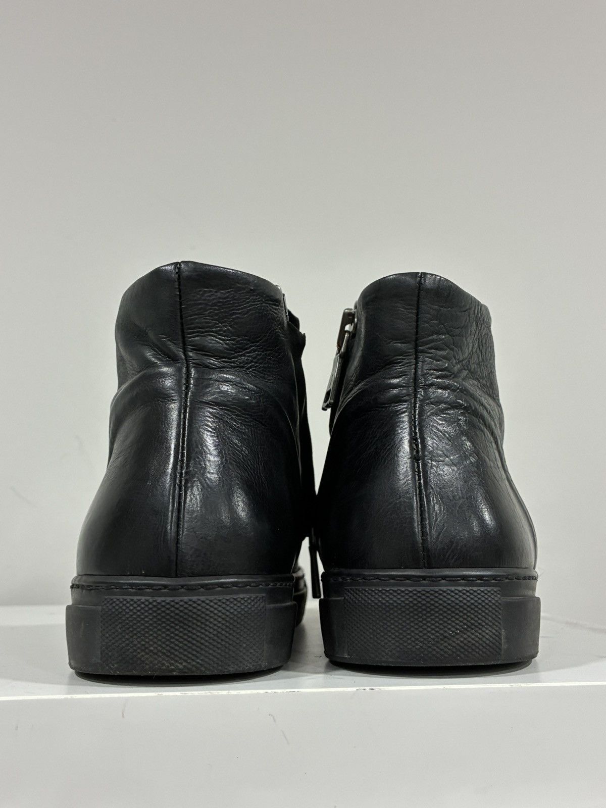 John Varvatos Reed Ghosted High Top Sneaker USA 9.5 42.5 EU Size US 9.5 / EU 42-43 - 11 Thumbnail
