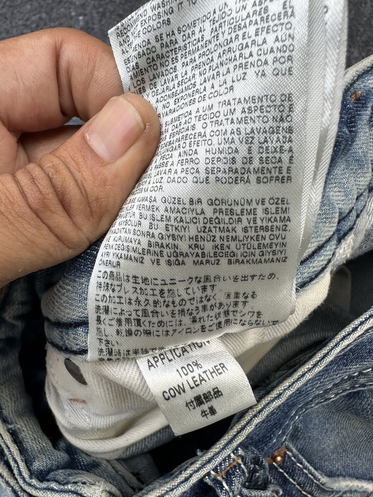 Beauty Beast × Diesel Diesel Italy Krooley Acid Design Regular Slim Denim D38 Size US 30 / EU 46 - 18 Thumbnail