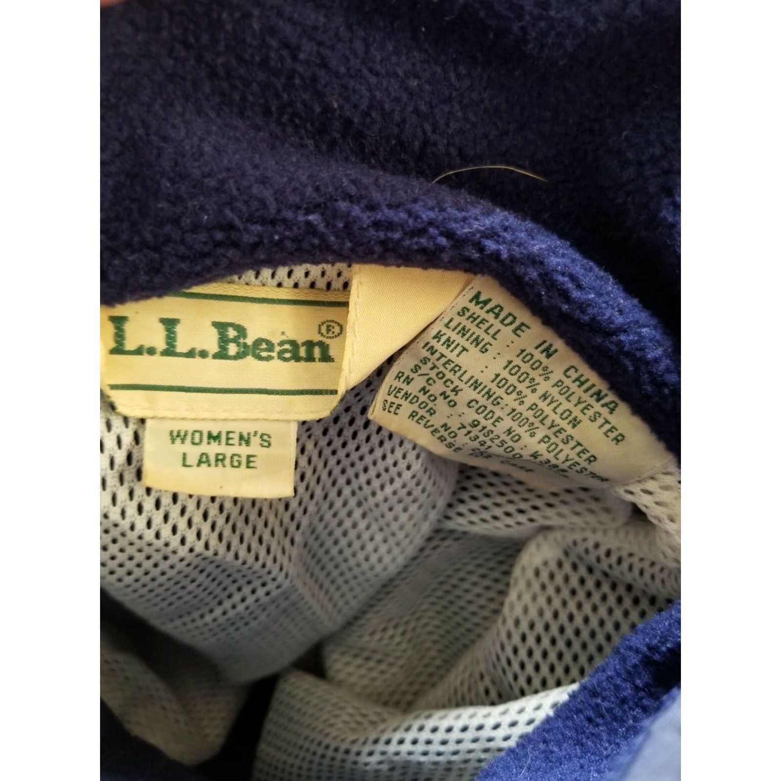 Vintage VINTAGE L.L. BEAN 90s Women's Blue Gore-Tex Stowaway Rain Jacket Activewear Reflective Size L Size L / US 10 / IT 46 - 3 Thumbnail