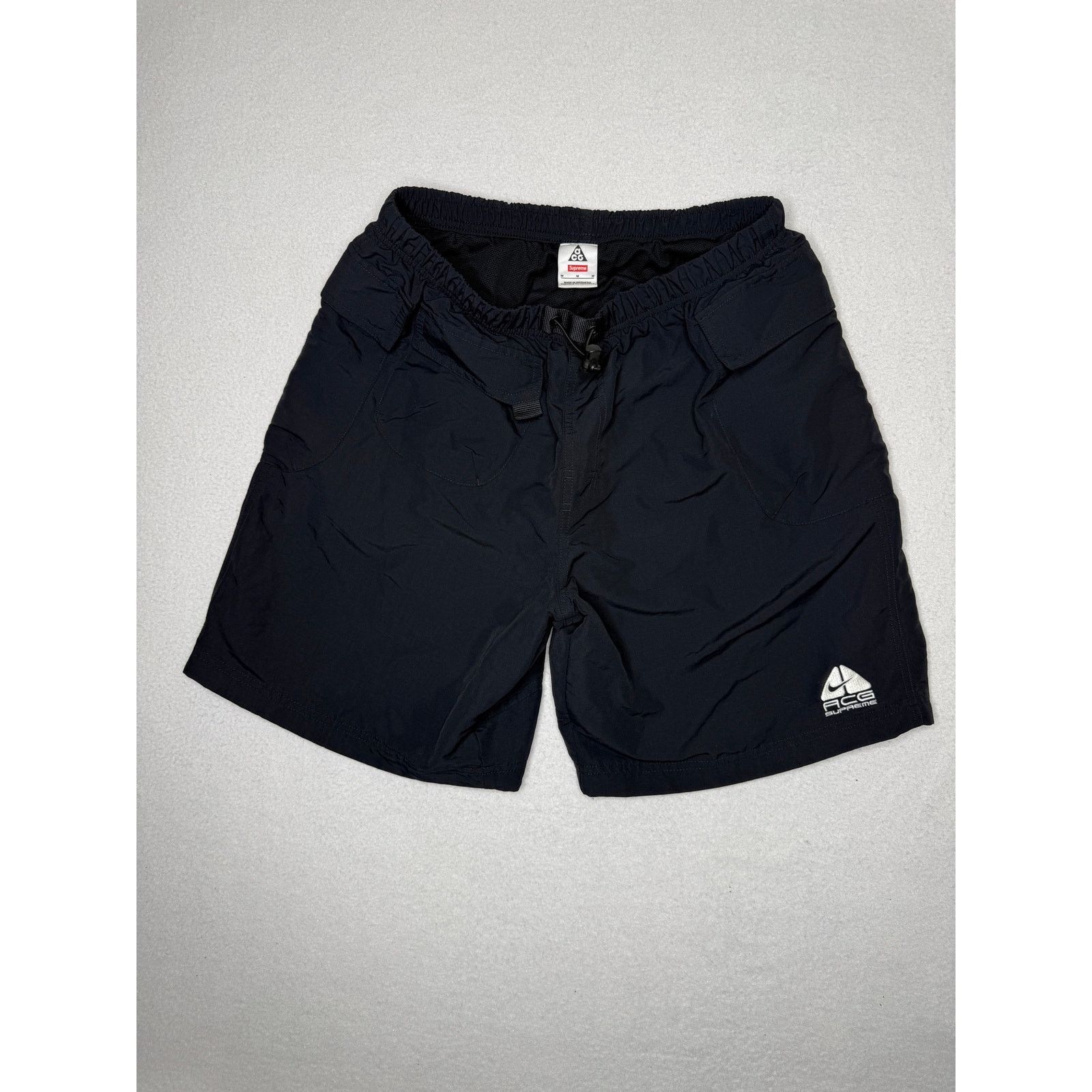 Supreme Supreme Nylon Baggy Shorts Black SS25 | Grailed