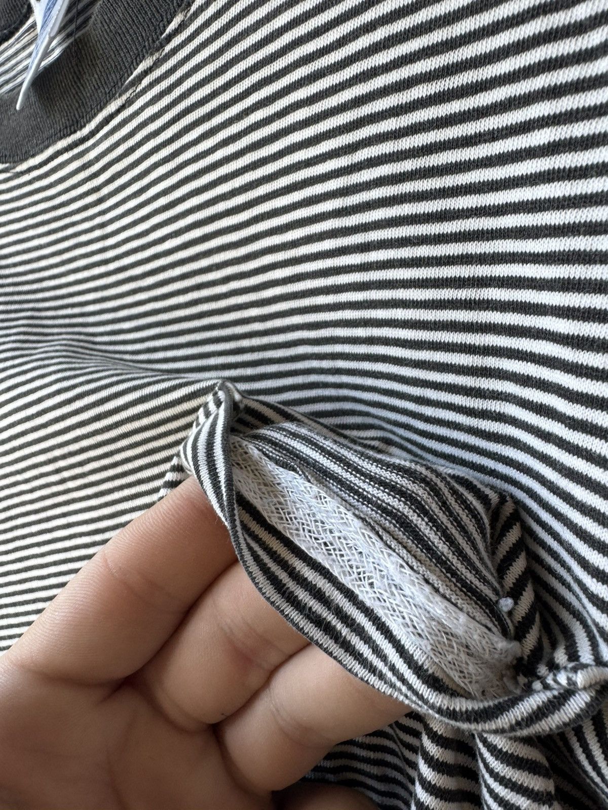 Towncraft Vintage Black & White Stripped pocket tee Size US M / EU 48-50 / 2 - 5 Thumbnail