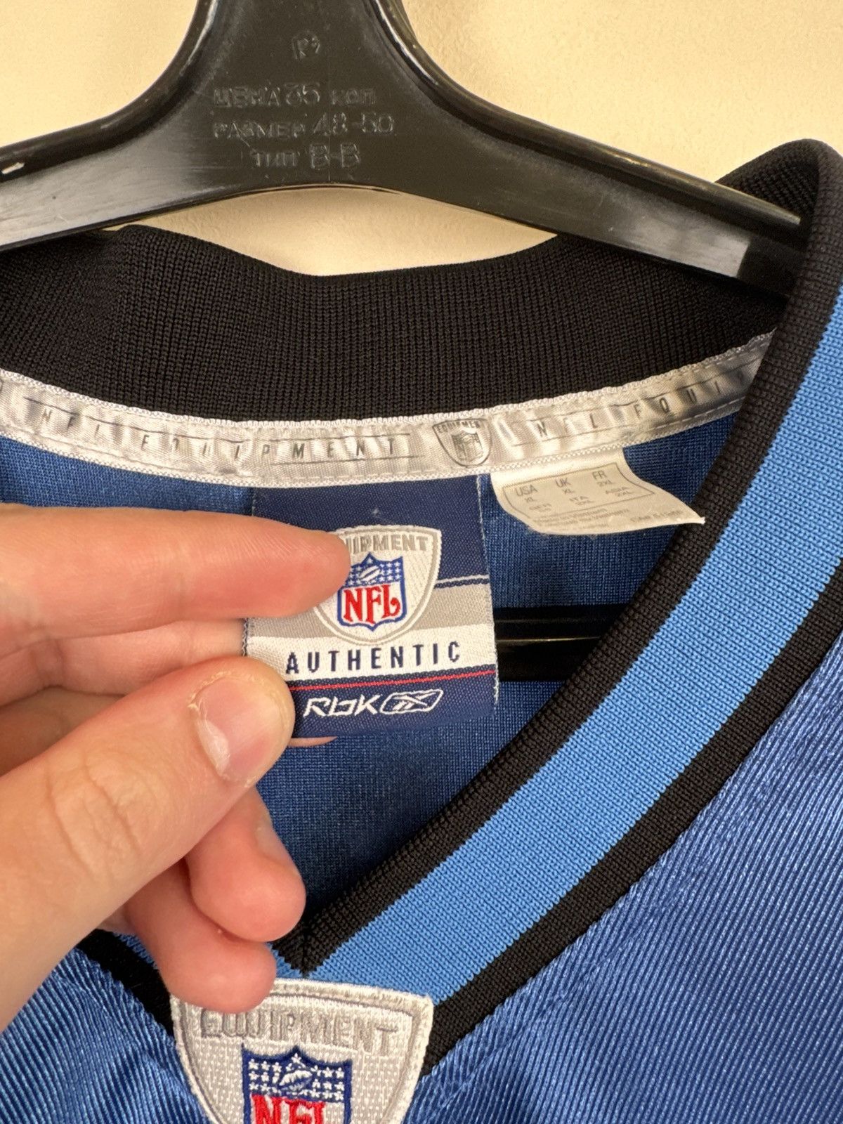 Reebok Roy Williams #11 Detroit Lions Jersey Reebok XL NFL Blue Size US XL / EU 56 / 4 - 13 Thumbnail
