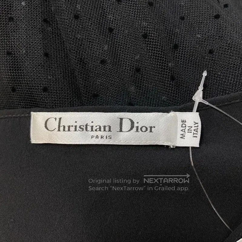 Dior Dior Black Silk Dress in Size S . Size S / US 4 / IT 40 - 4 Thumbnail