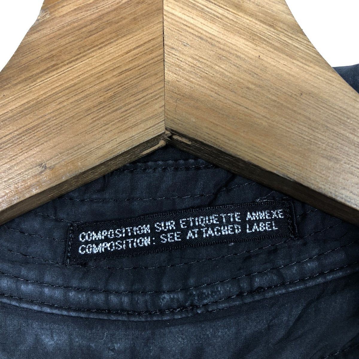 Yohji Yamamoto 📌Vintage Long Jacket Rich Black Ined Homme Basic Size US M / EU 48-50 / 2 - 20 Thumbnail
