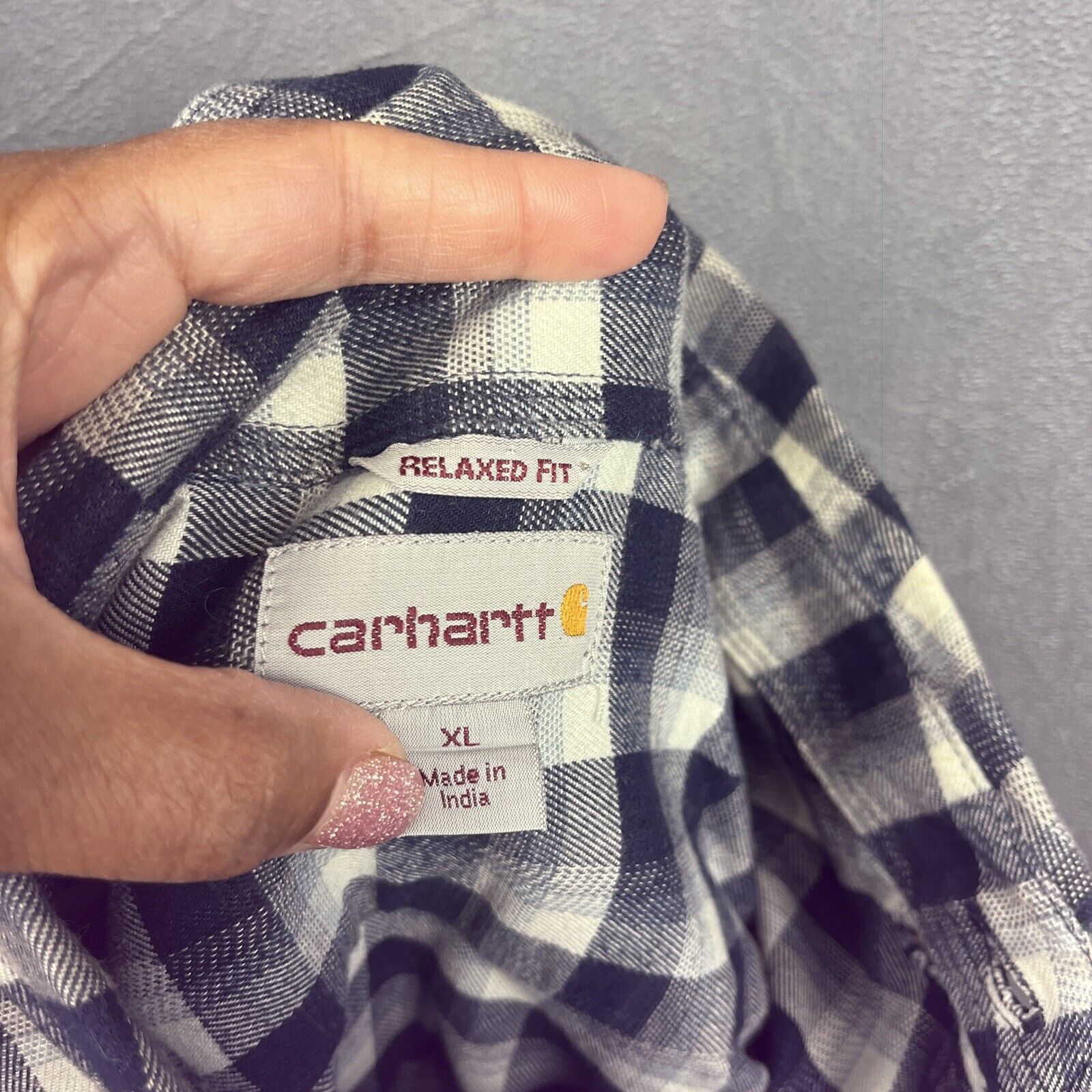 Carhartt Carhartt Relaxed Fit Plaid Shirt Size XL Heavyweight Brush Size US XL / EU 56 / 4 - 3 Thumbnail