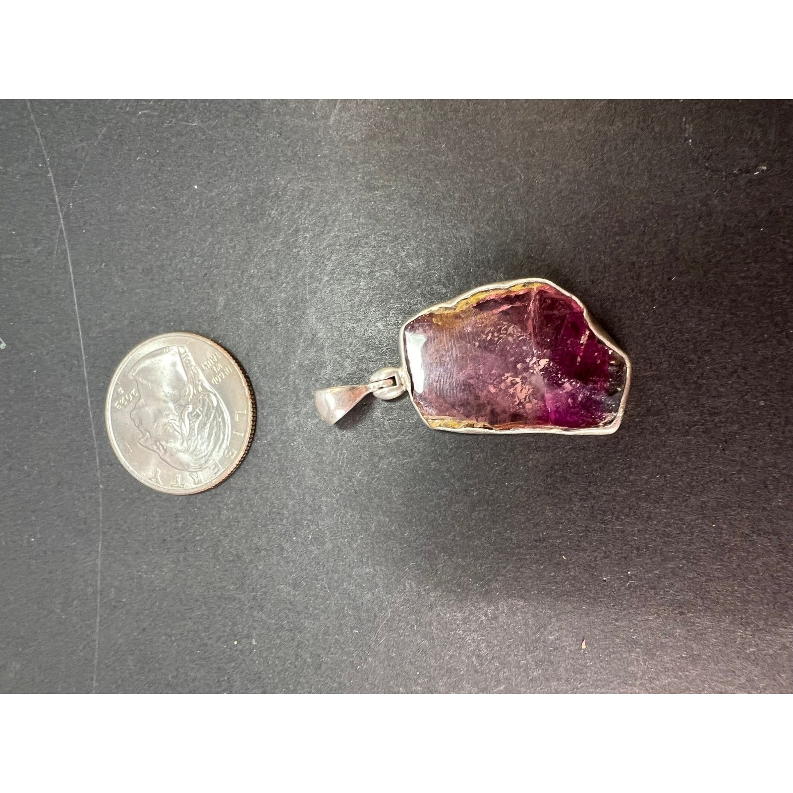 Other NEW Multi color tourmaline 925 pendant 4.49 grams Size ONE SIZE - 8 Thumbnail