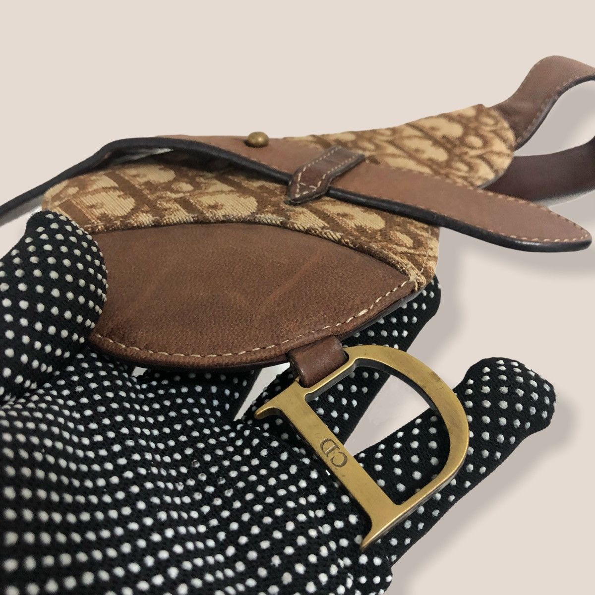 Dior ‼️LASTDROP‼️ CHRISTIAN DIOR TROTTER SADDLE WAIST BAG RARE ITEM Size ONE SIZE - 4 Thumbnail