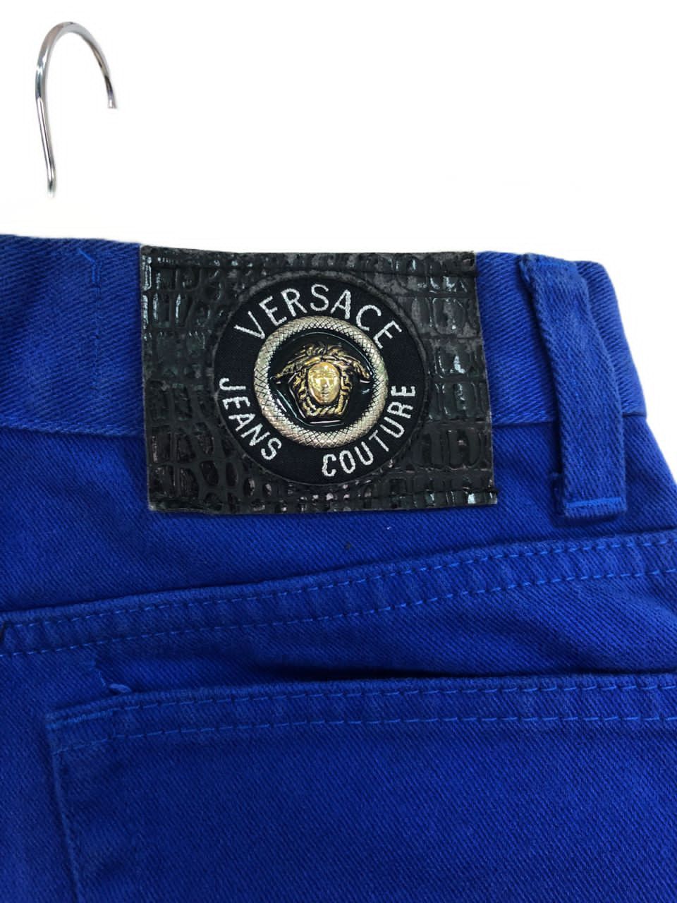 Versace Jeans Couture × Vintage Vintage Versace Jeans Couture Blue Denim Jeans Size 26" / US 2 / IT 38 - 3 Thumbnail