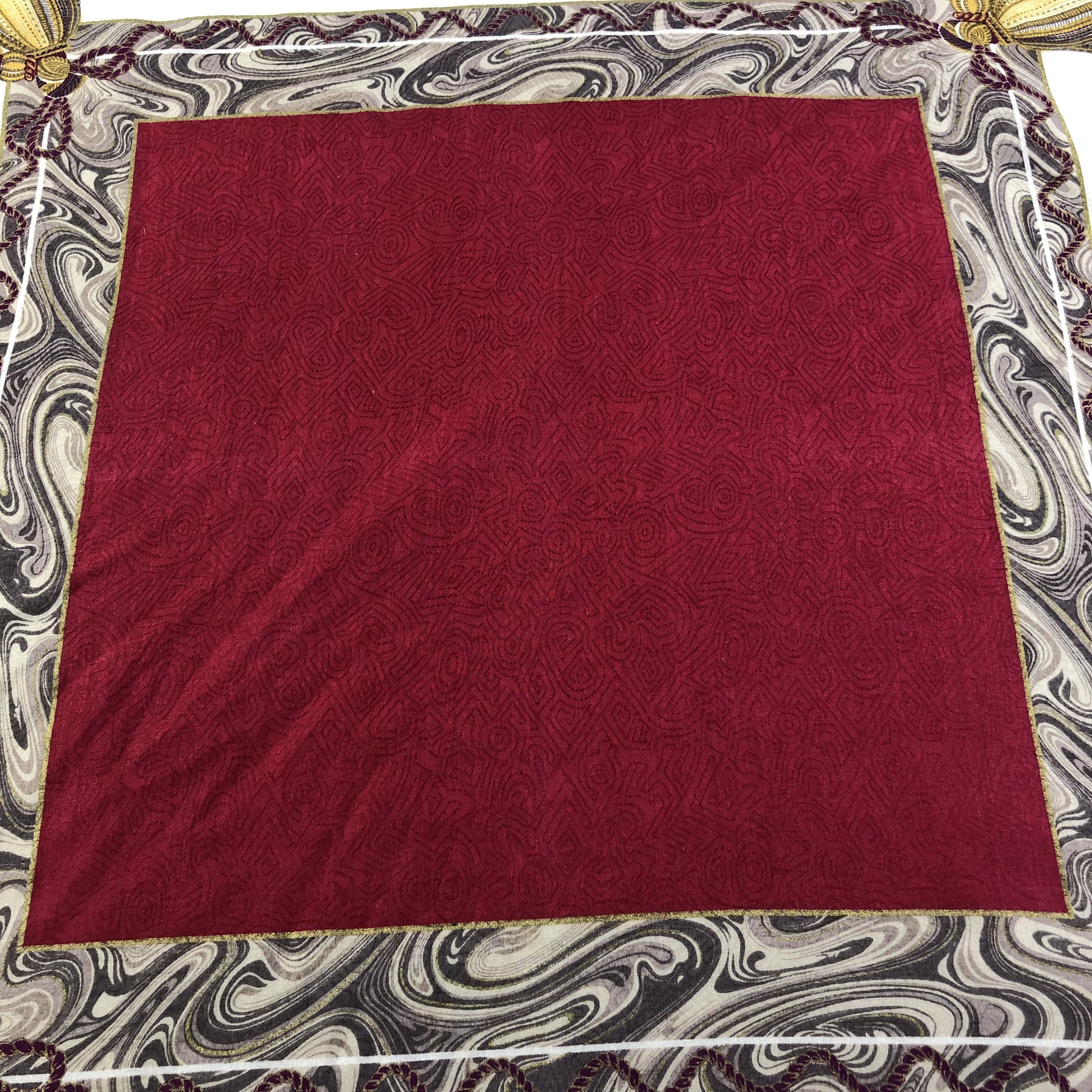 Lanvin Lanvin Tassels Handkerchief Neckerchief Bandana H1901 Size ONE SIZE - 6 Thumbnail