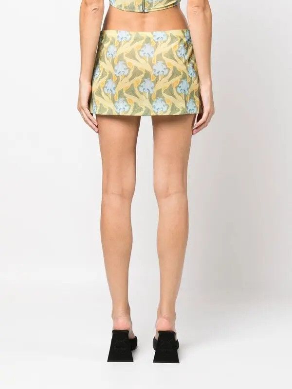 Miaou o1mle0425 Art Mini Skirt in Multicolor Size 32" / US 10 / IT 46 - 4 Thumbnail