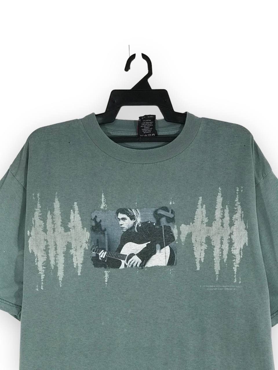 Band Tees vintage 1997 Nirvana Kurt Cobain grunge Size US XL / EU 56 / 4 - 2 Thumbnail