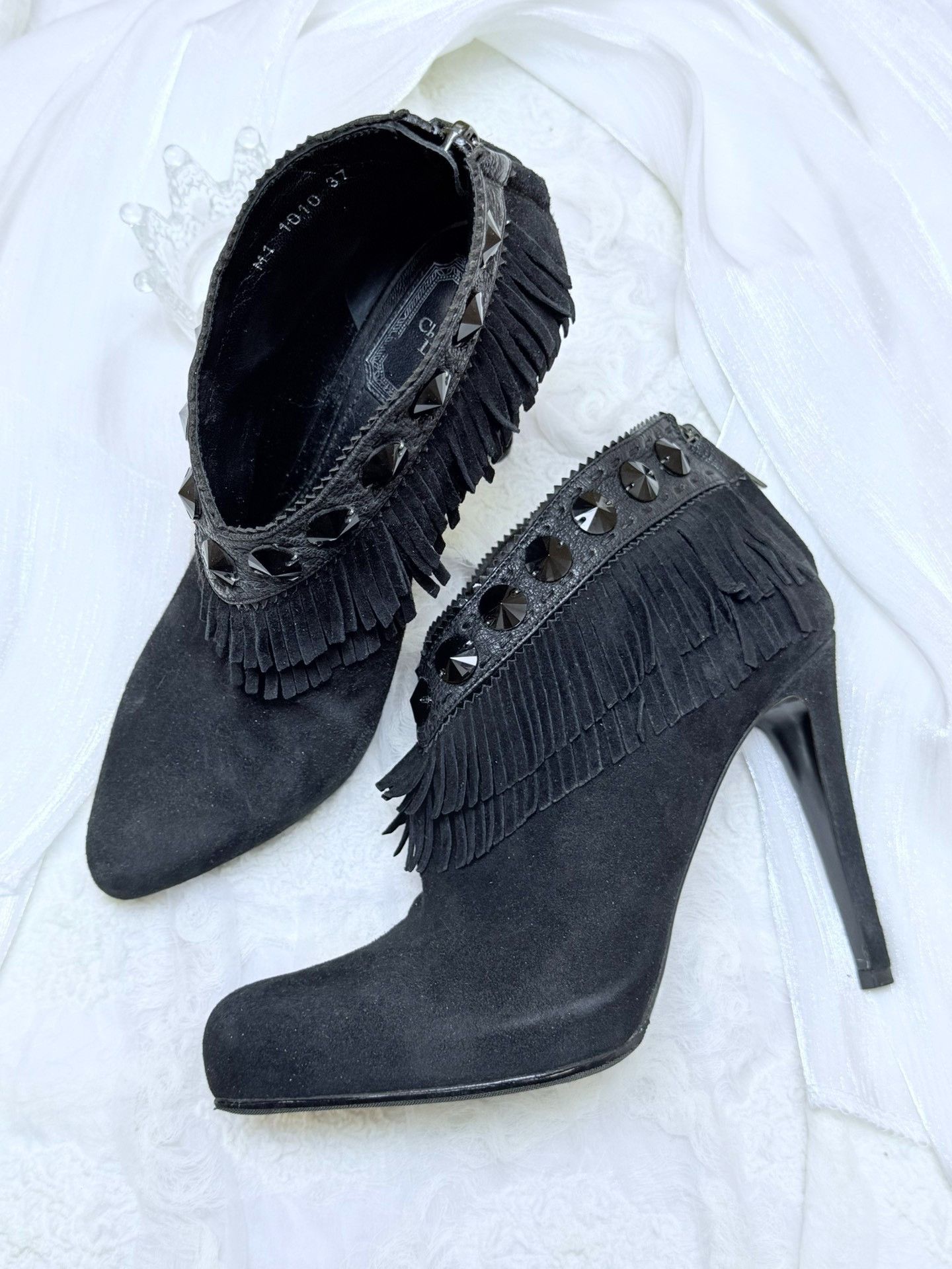 Dior Dior Suede Black Boots us_7 Women Size US 7 / IT 37 - 1 Thumbnail