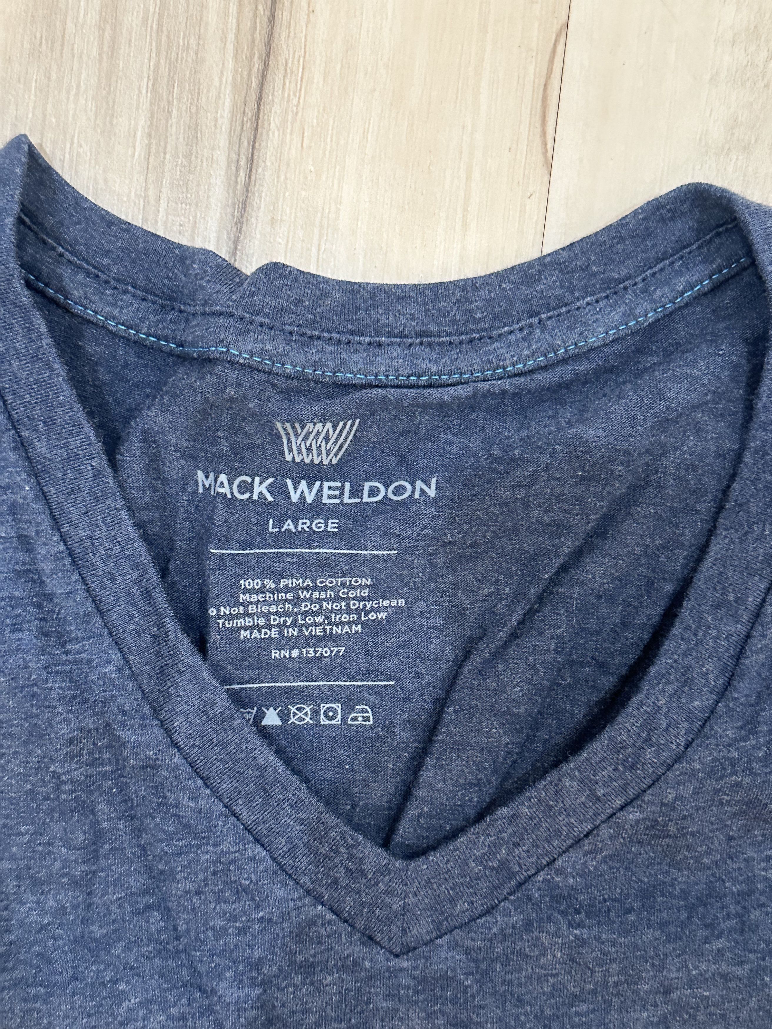 Vintage Mack Weldon Soft Blue Shirt – Large Premium Vintage Size US L / EU 52-54 / 3 - 3 Thumbnail