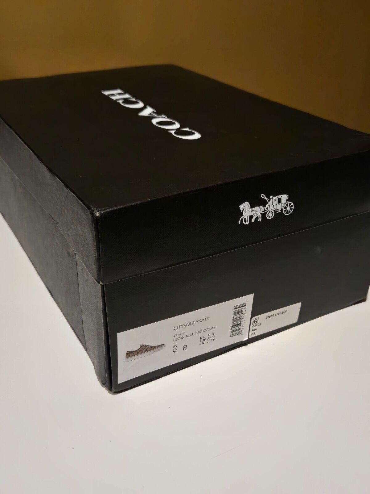 Coach Womens Coach Citysole Skate SneakersLeather 9.5 (B) NEW NIB Size US 9.5 / IT 39.5 - 3 Thumbnail