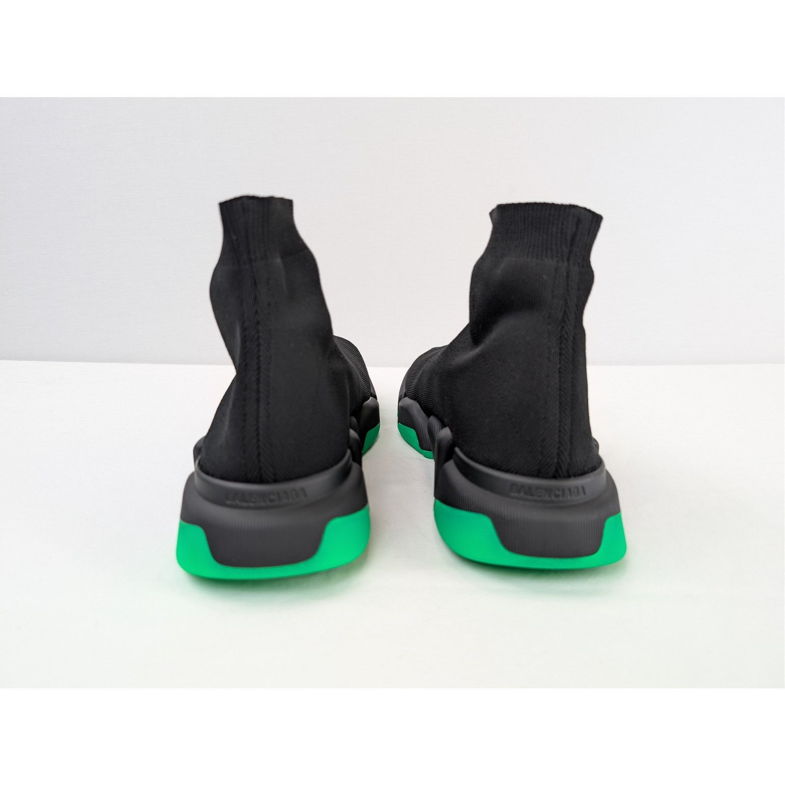 Balenciaga o1rshd1 Rec Knit/Clear Speed 2.0 Clearsole Sneakers in Black Size US 12 / EU 45 - 10 Thumbnail