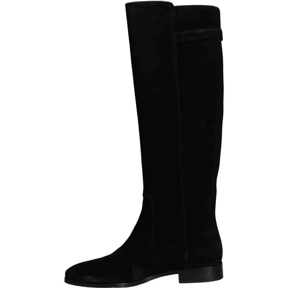 Dolce & Gabbana o1y0825 Suede Boots in Black Size US 5.5 / IT 35.5 - 2 Thumbnail