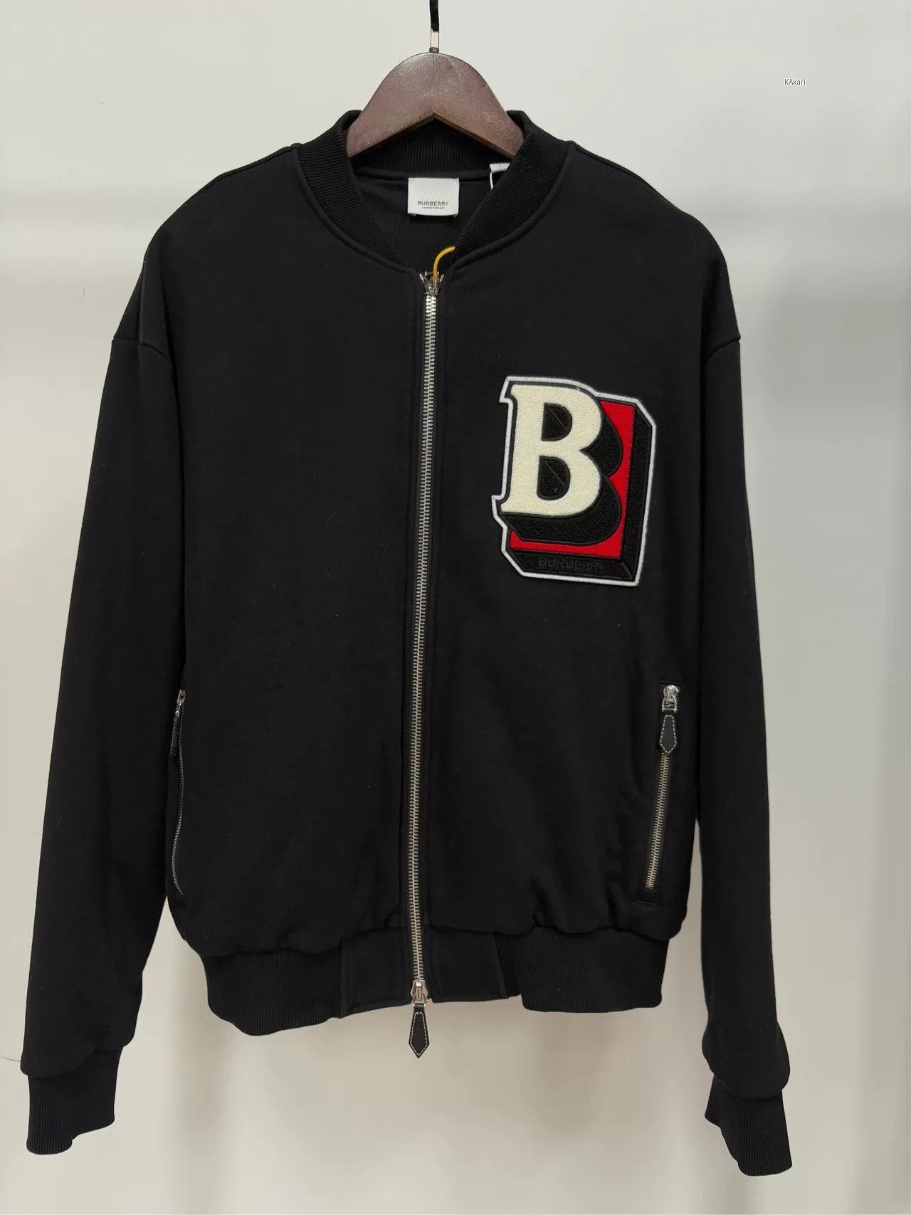 Burberry Burberry Letter Jacquard Baseball Jacket Size US L / EU 52-54 / 3 - 1 Thumbnail