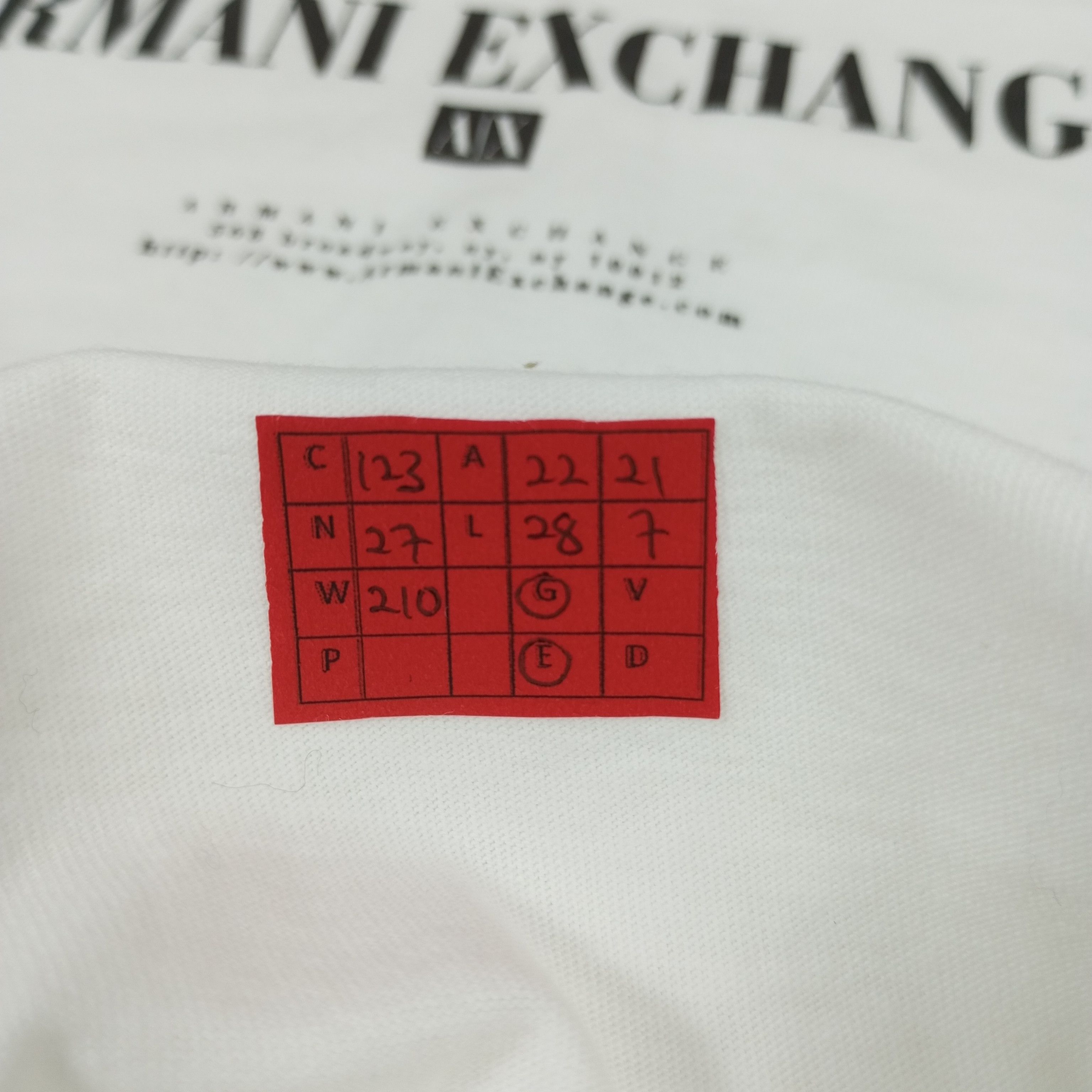 Armani Exchange × Vintage Armani Exchange Fashion Designer Brand Tshirt Size US L / EU 52-54 / 3 - 11 Thumbnail