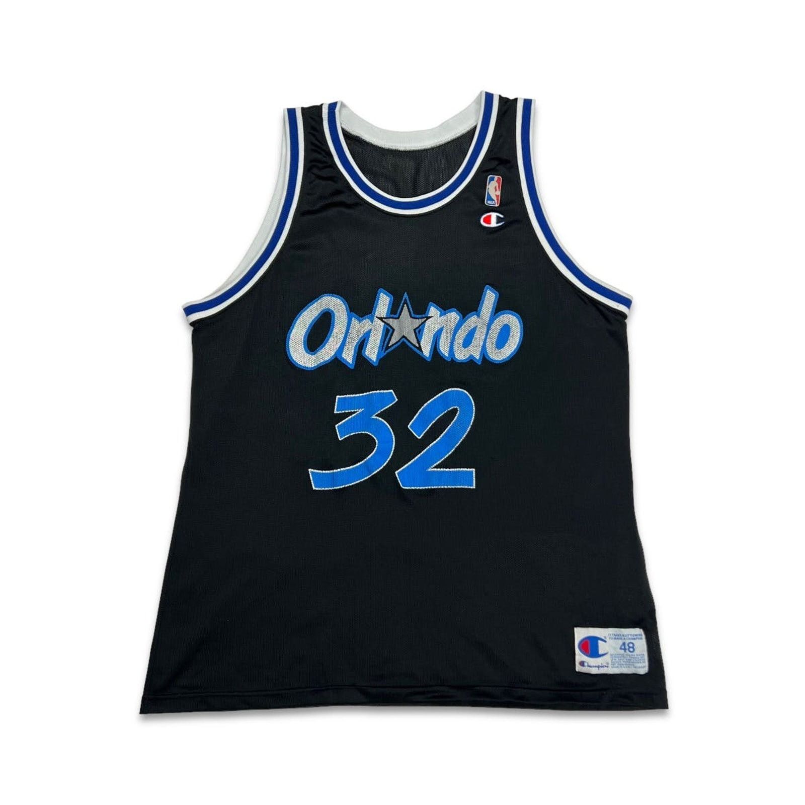 Champion × NBA × Vintage 90s Champion Shaquille O'Neal Orlando Magic Jersey Large NBA Size US L / EU 52-54 / 3 - 4 Thumbnail