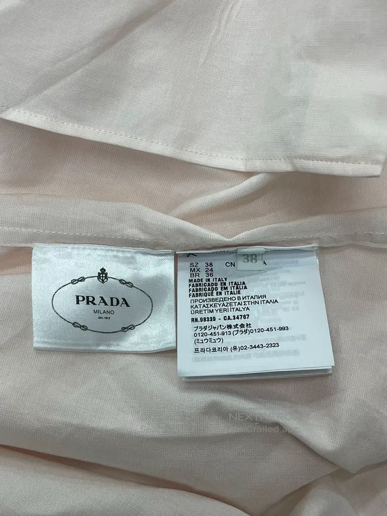 Prada Prada 25 new pink laced shirts Size XS / US 0-2 / IT 36-38 - 4 Thumbnail