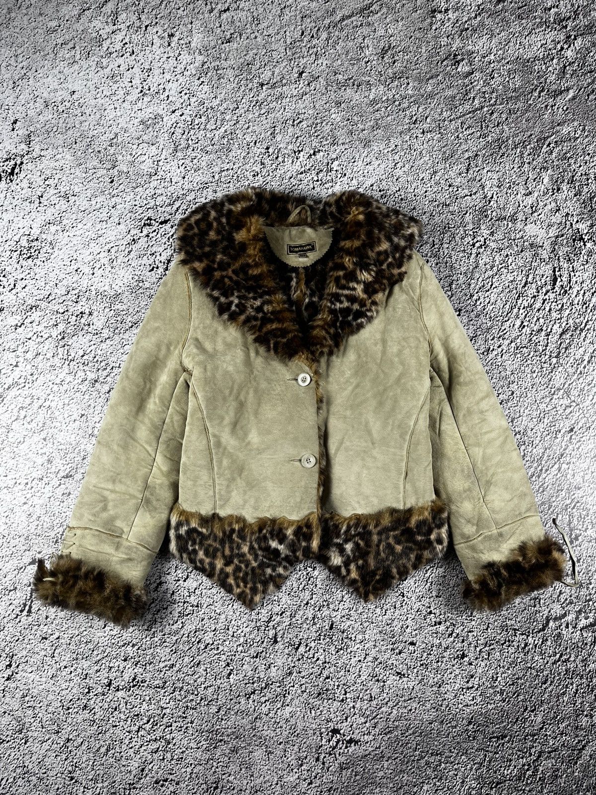 Leather Vintage real leather shearling sheepskins coat jacket Size XS / US 0-2 / IT 36-38 - 2 Thumbnail