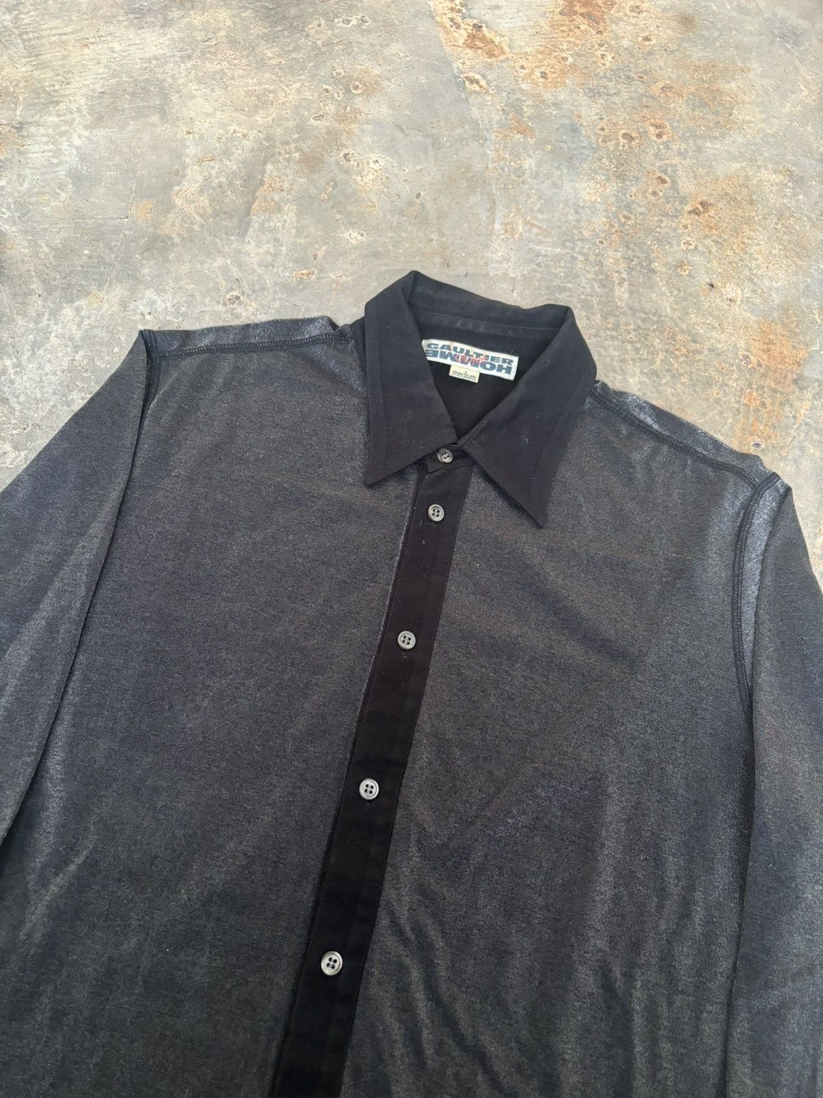 Jean Paul Gaultier Gaultier Homme Objet Jpg Black Shirt Size US M / EU 48-50 / 2 - 3 Thumbnail