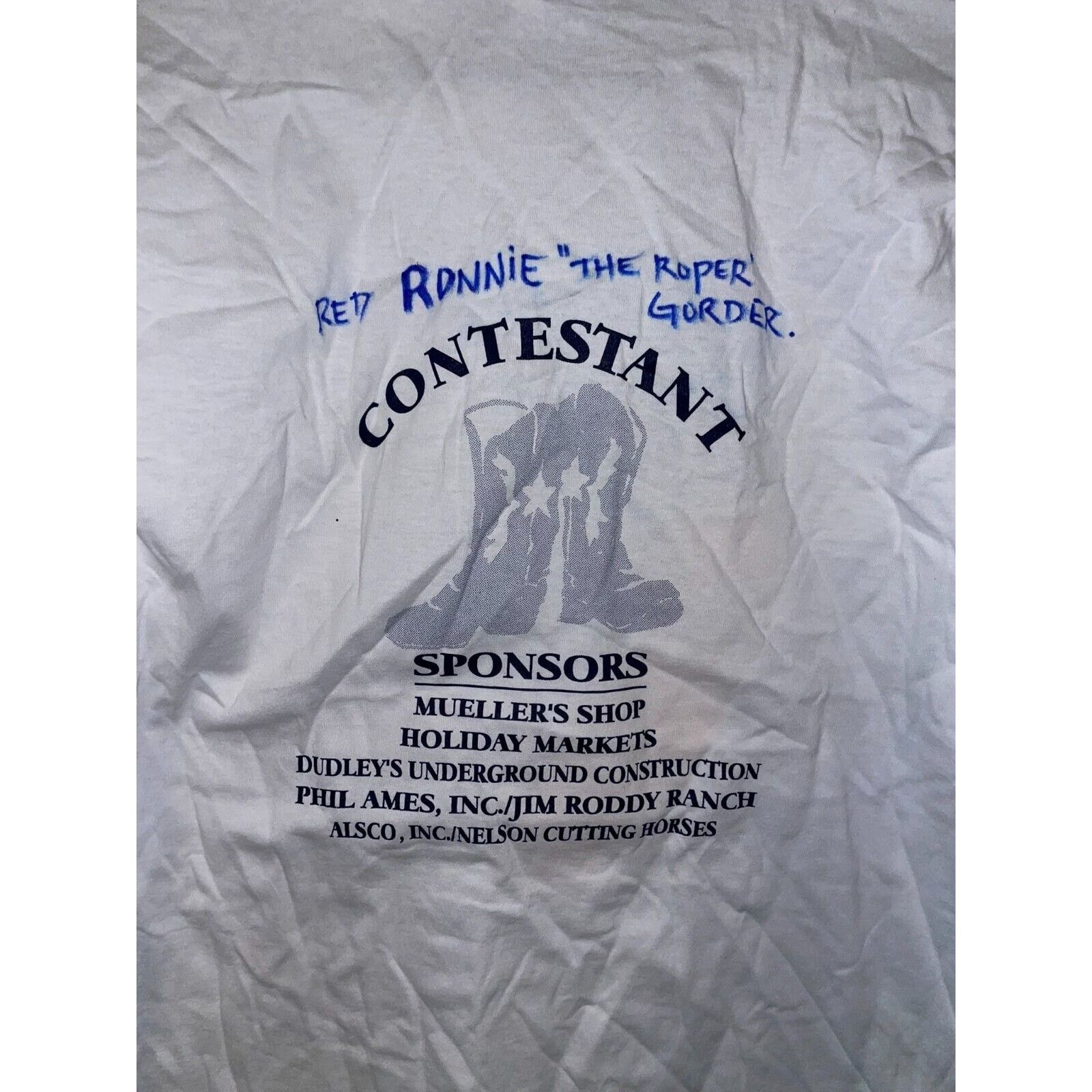 Jerzees Vintage Rodeo Shirt California Assc State Finals Tee 1995 Size US L / EU 52-54 / 3 - 8 Thumbnail