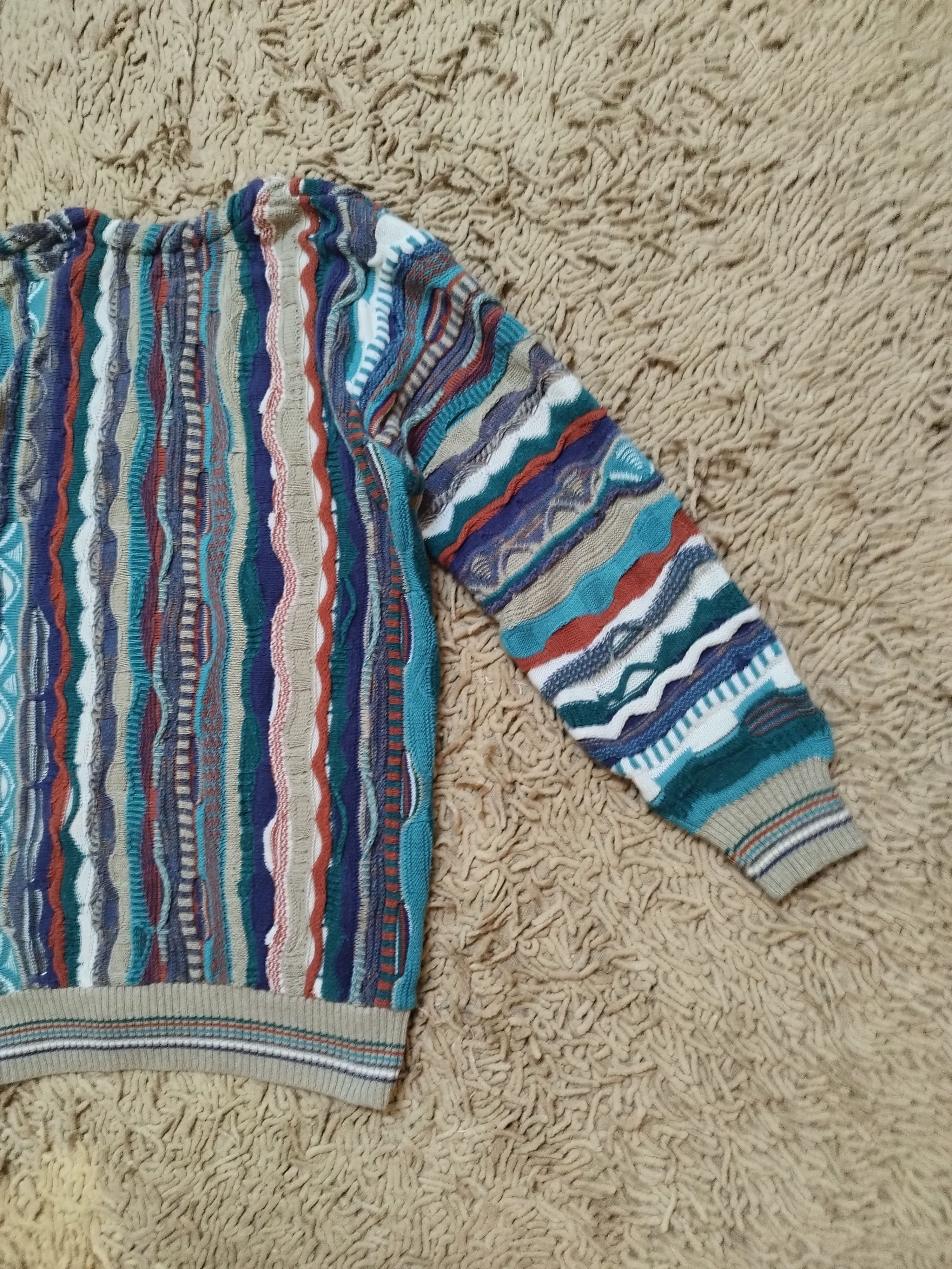 Coogi Urban Renewal One-Of-A-Kind Inspired Coogi Cardigan style Size US M / EU 48-50 / 2 - 9 Thumbnail