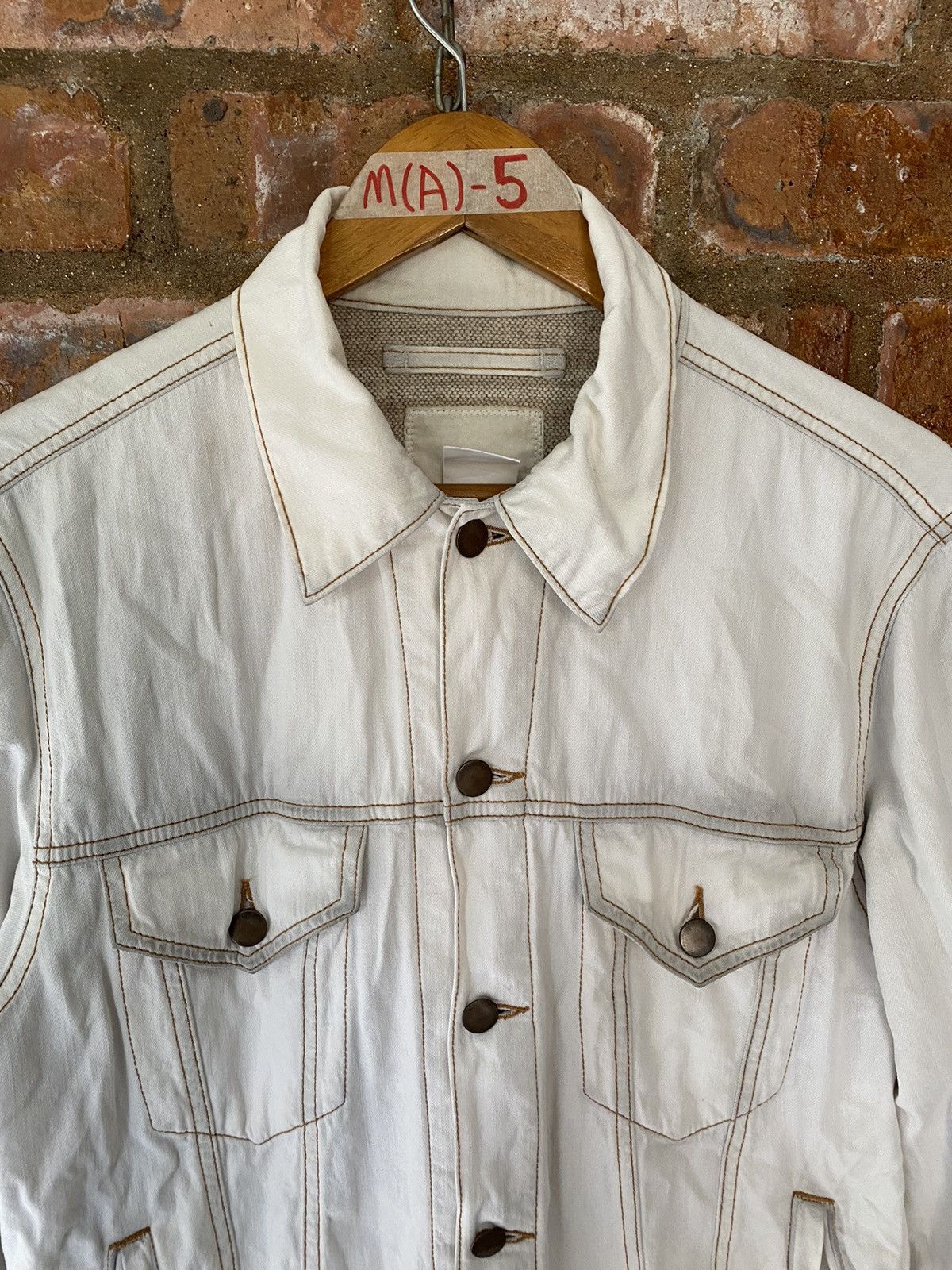 Maison MIHARA YASUHIRO AW05 MIHARAYASUHIRO Layered Stack monkey sleeve Denim Jacke Size US M / EU 48-50 / 2 - 5 Thumbnail