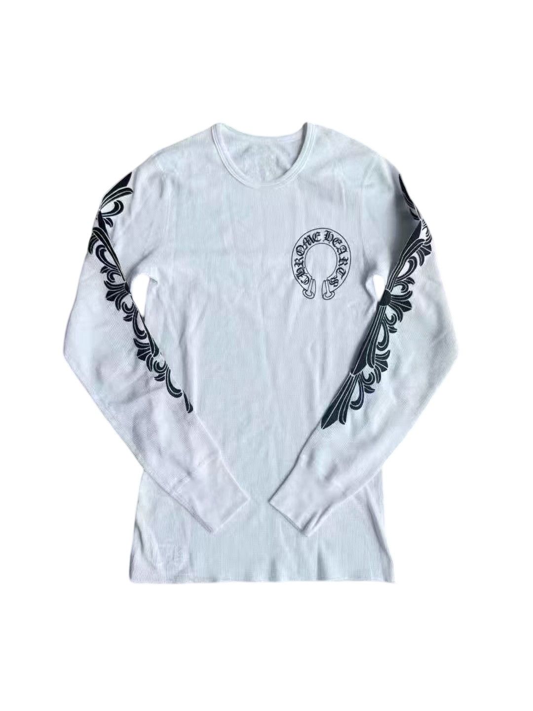 Thermal waffle horseshoe long sleeve