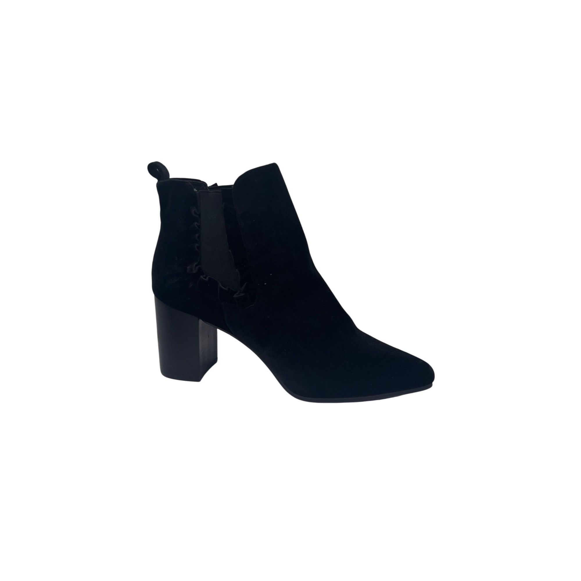 14th & Union 14th & Union Blaine Black Velvet Pointed Toe Pull-on Ankle B Size US 7.5 / IT 37.5 - 5 Thumbnail