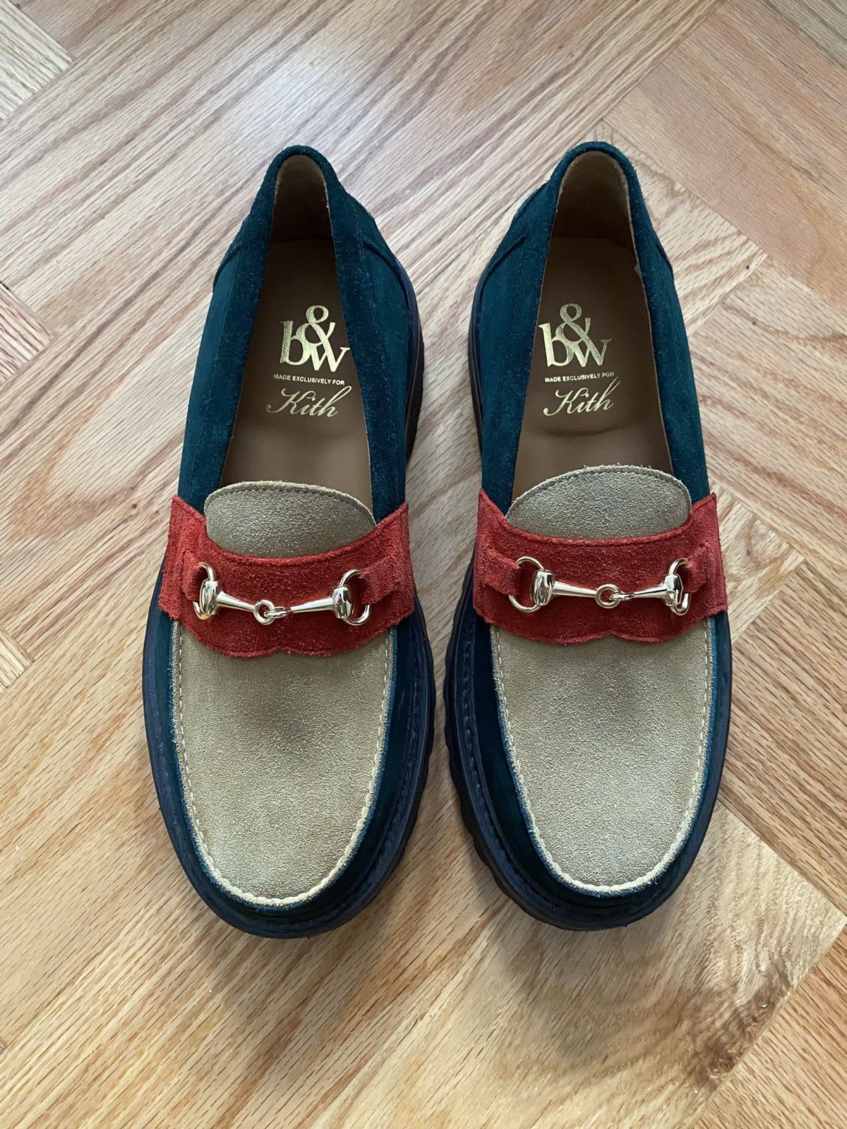 KITH Blackstone & Weber Emerald Mason Horse Bit loafer