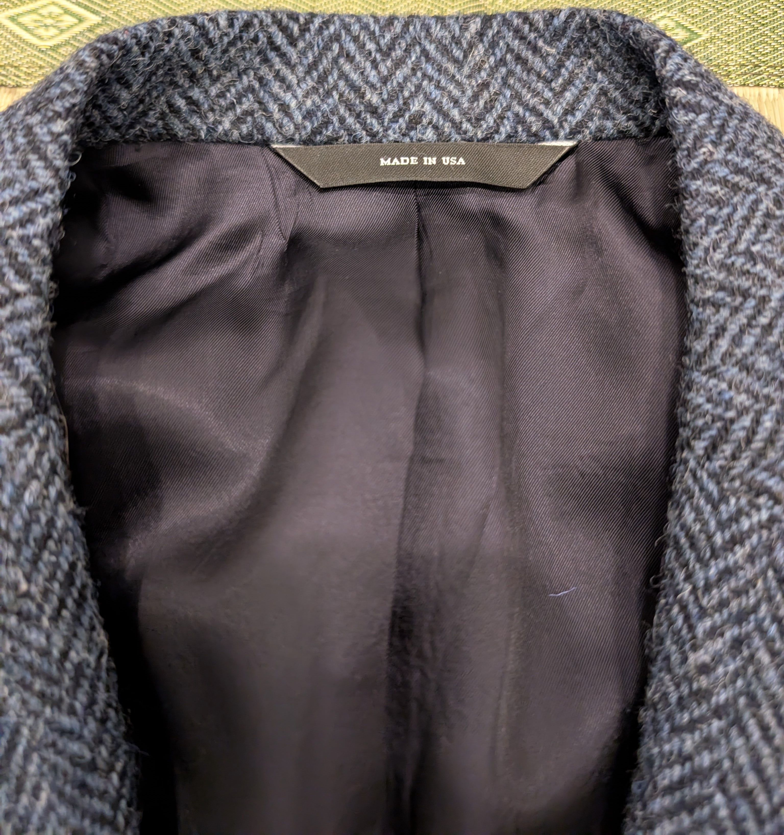 Harris Tweed Thomas Wages Harris Tweed Herringbone Sport Coat Made in USA Size 38R - 6 Thumbnail