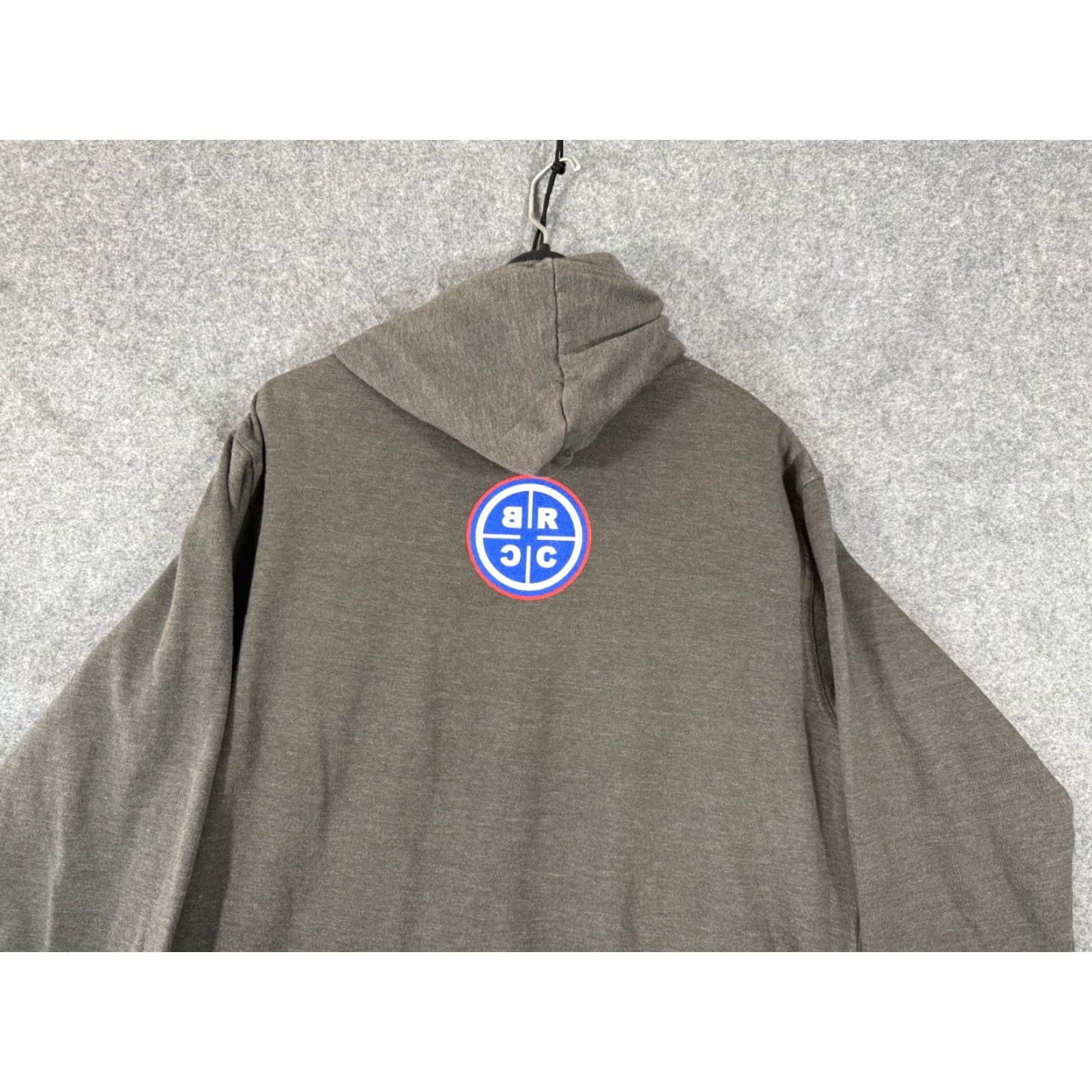 Vintage VINTAGE Black Rifle Coffee Company Hooded Sweatshirt Mens M Charcoal Gray Fleece Logo Drawstring Pullover Size US M / EU 48-50 / 2 - 7 Thumbnail