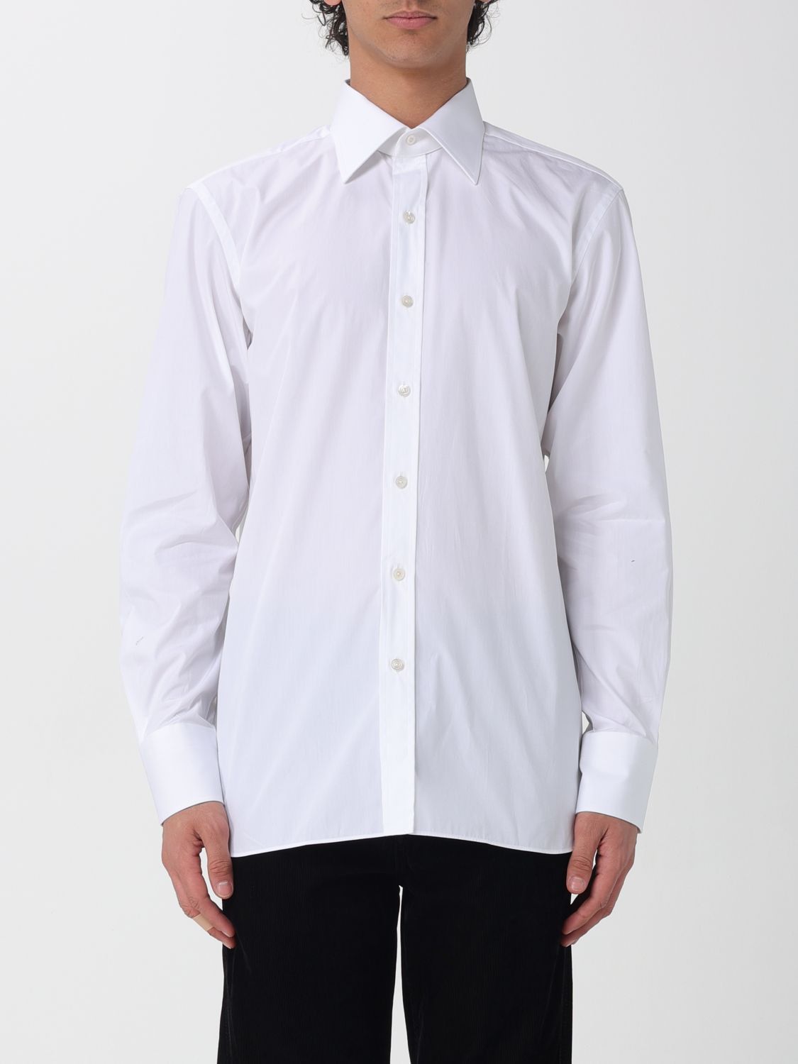 Tom Ford Tom Ford Shirt Men White Size US XL / EU 56 / 4 - 1 Thumbnail