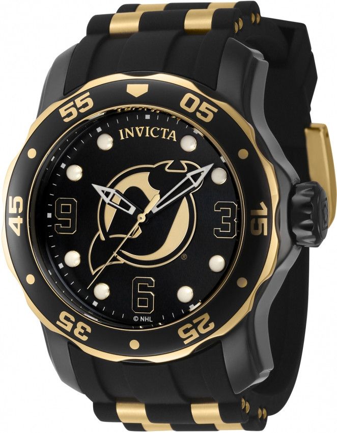 Invicta × NHL NHL New Jersey Devils Quartz Black Dial Men's Watch Size ONE SIZE - 1 Thumbnail