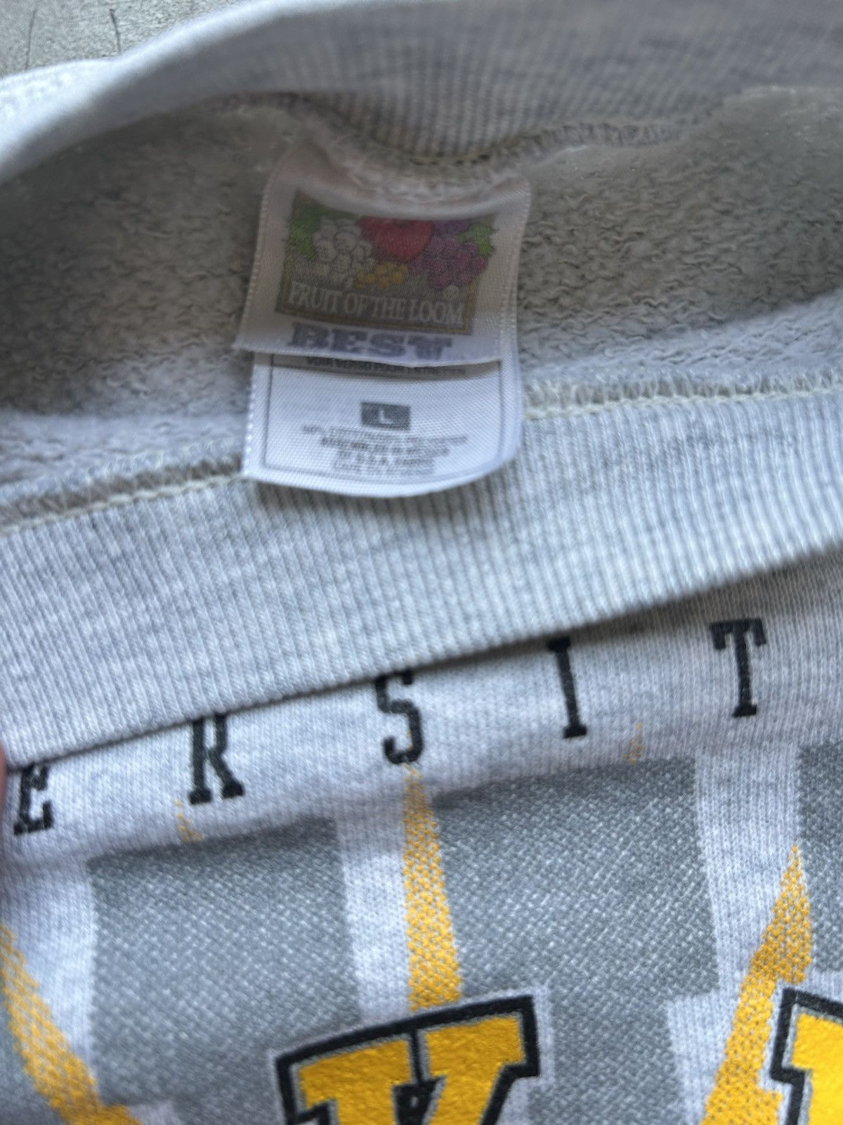 Fruit Of The Loom Vintage 90s Iowa Alamo Bowl Crewneck Size US L / EU 52-54 / 3 - 3 Thumbnail