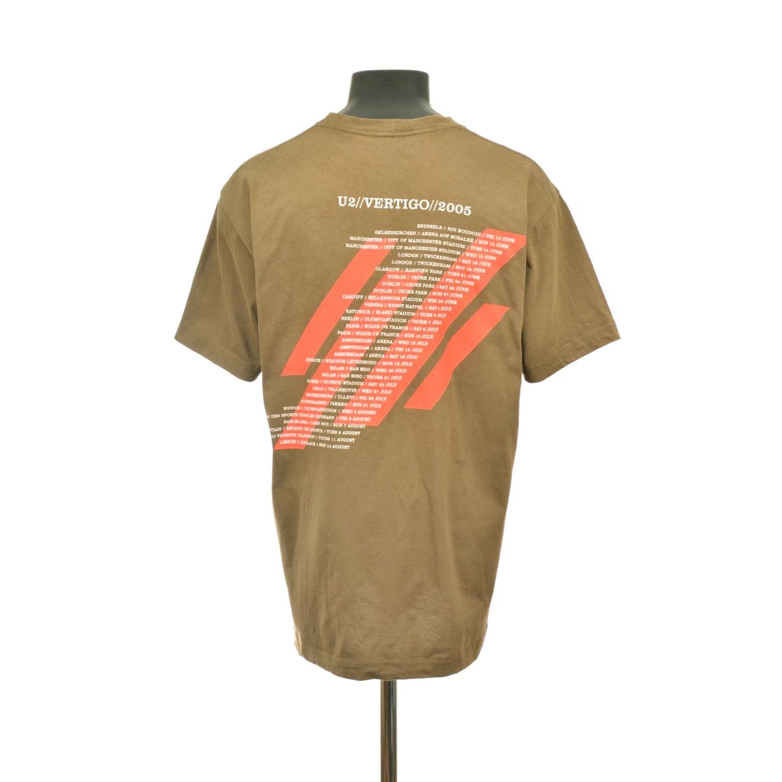 Vintage VINTAGE U2 Vertigo 2005 Tour T-Shirt Shirt L Green Mens Size US L / EU 52-54 / 3 - 4 Thumbnail