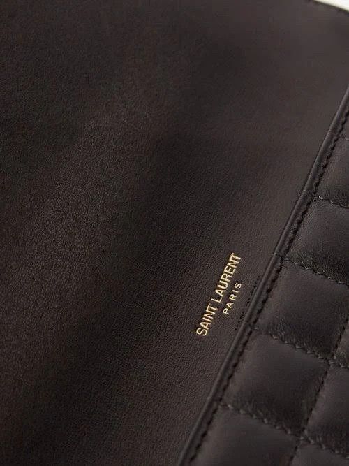 Saint Laurent Paris o1s1wg111024 Size: OS / Flap Pouch in Nero Size ONE SIZE - 3 Thumbnail