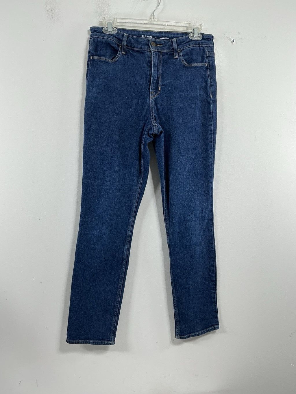 Old Navy Womans Excellent Old Navy Wow Straight Blue Jeans Size 6 Size 28" / US 6 / IT 42 - 1 Thumbnail