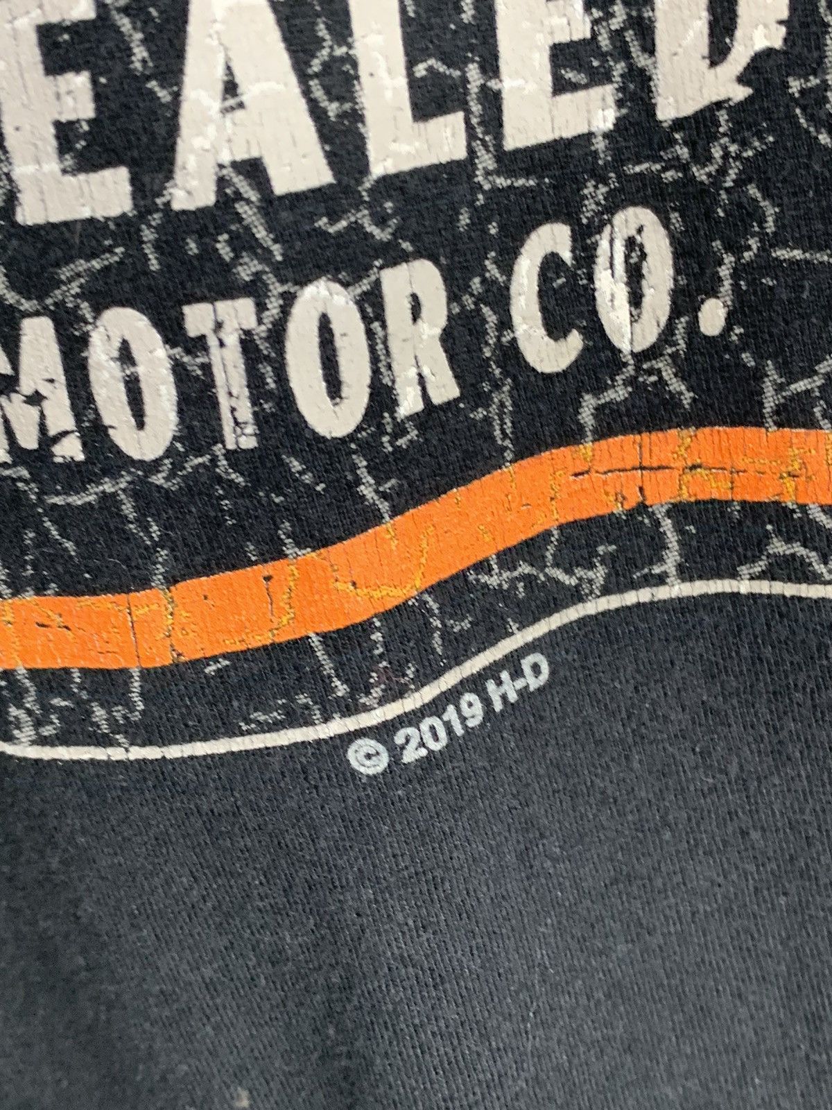 Harley Davidson Vintage HARLEY DAVIDSON Tee Edinburg 3D Emblem Graphic Size US L / EU 52-54 / 3 - 7 Thumbnail