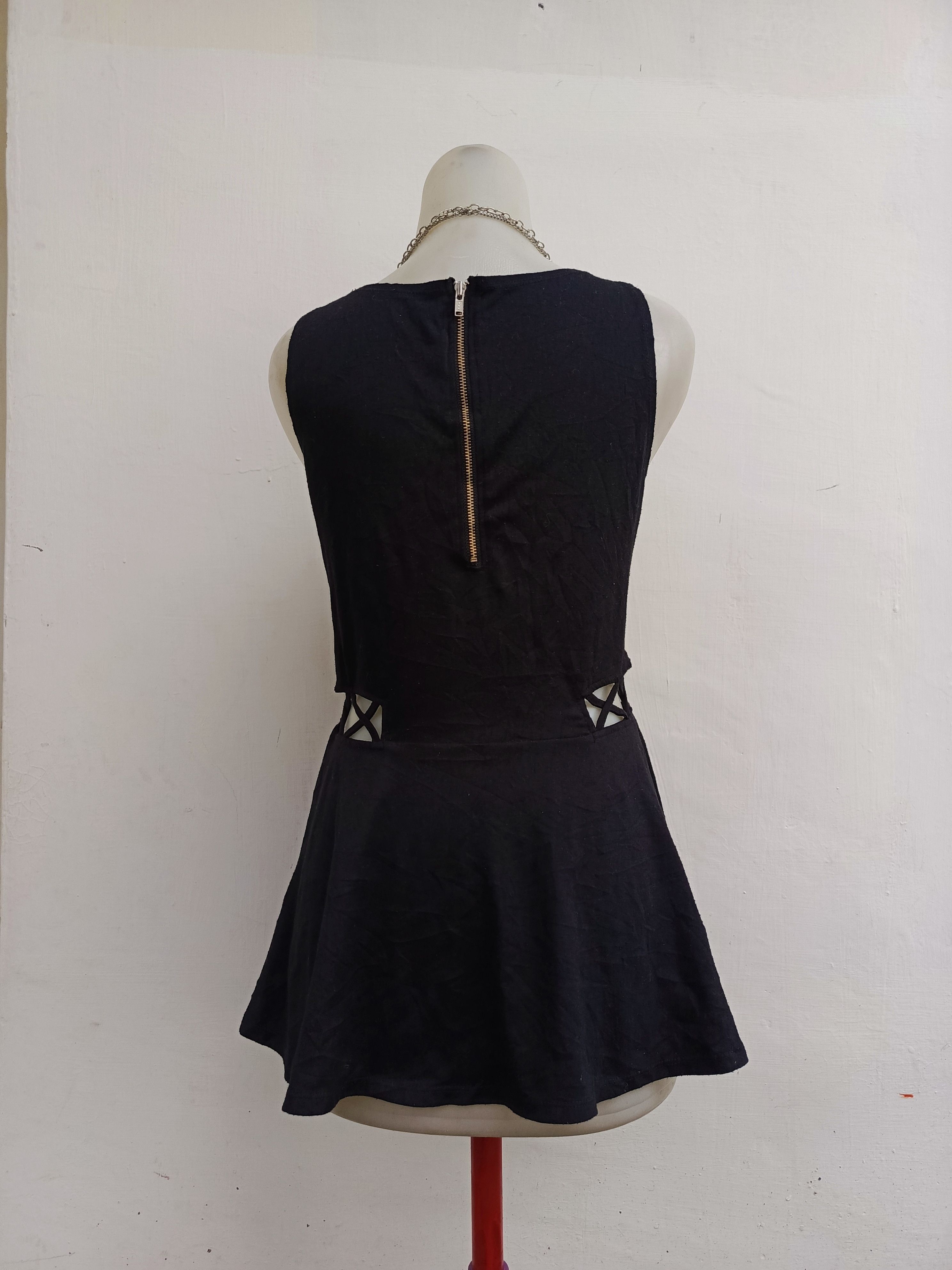 Japanese Brand OZOC Black Tank Top Japanese Style Size XS / US 0-2 / IT 36-38 - 4 Thumbnail