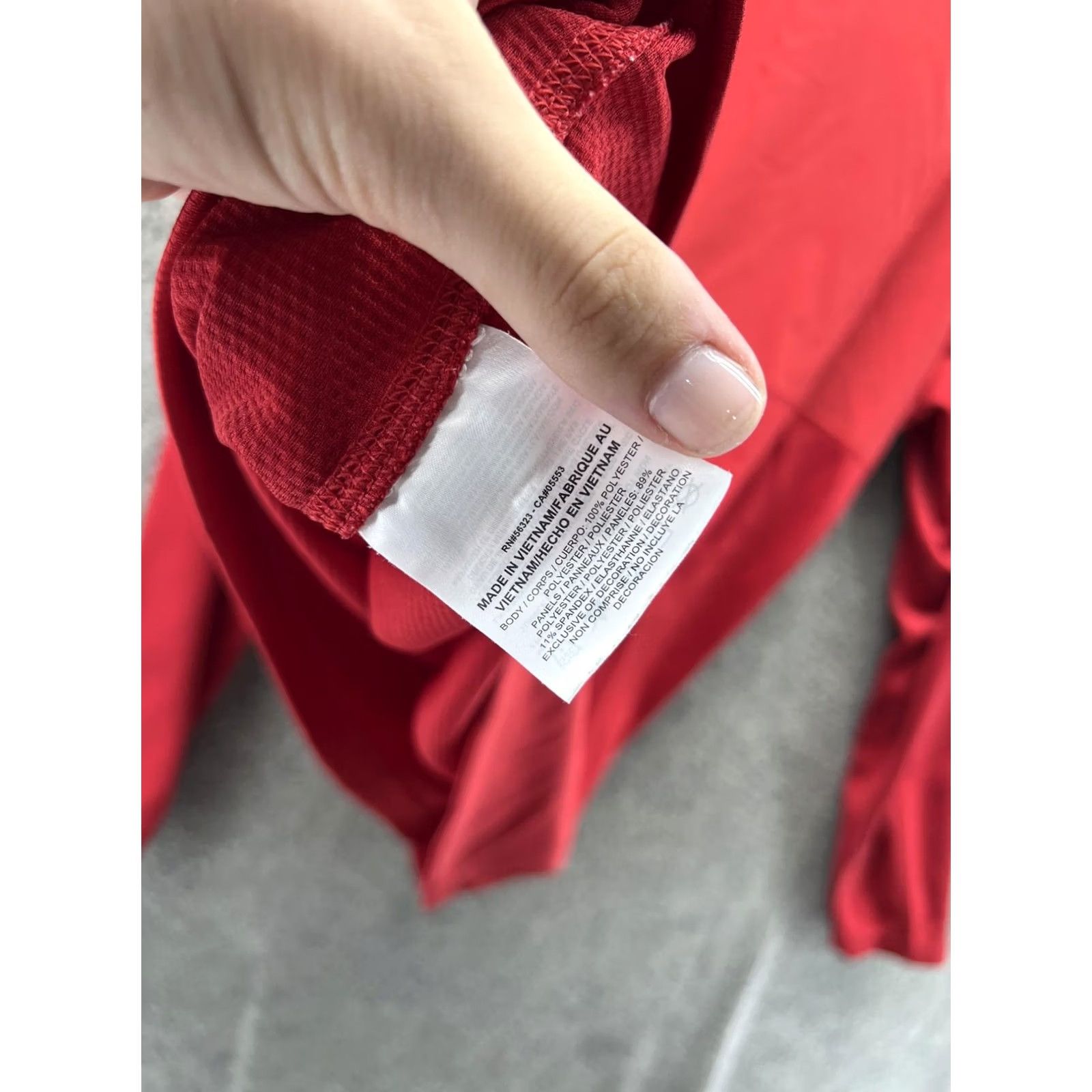 Nike Nike Dri-FIT Pullover Mens Large Red 1/4 Zip Golf Long Sleeve Shirt Top Knit Size US L / EU 52-54 / 3 - 5 Thumbnail