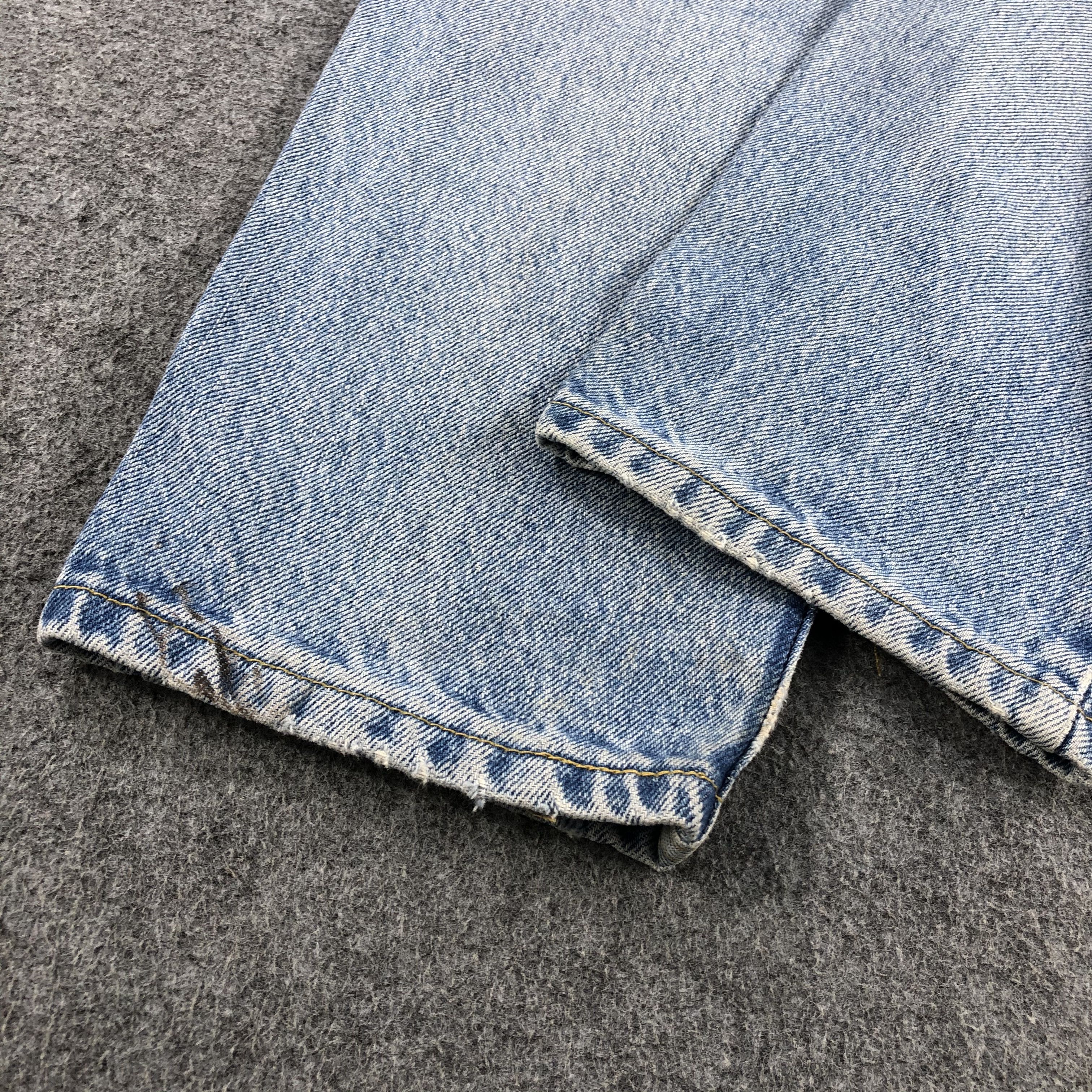 Lee Vintage 90s Blue Wash Lee Jeans-J1569 Size US 30 / EU 46 - 6 Thumbnail