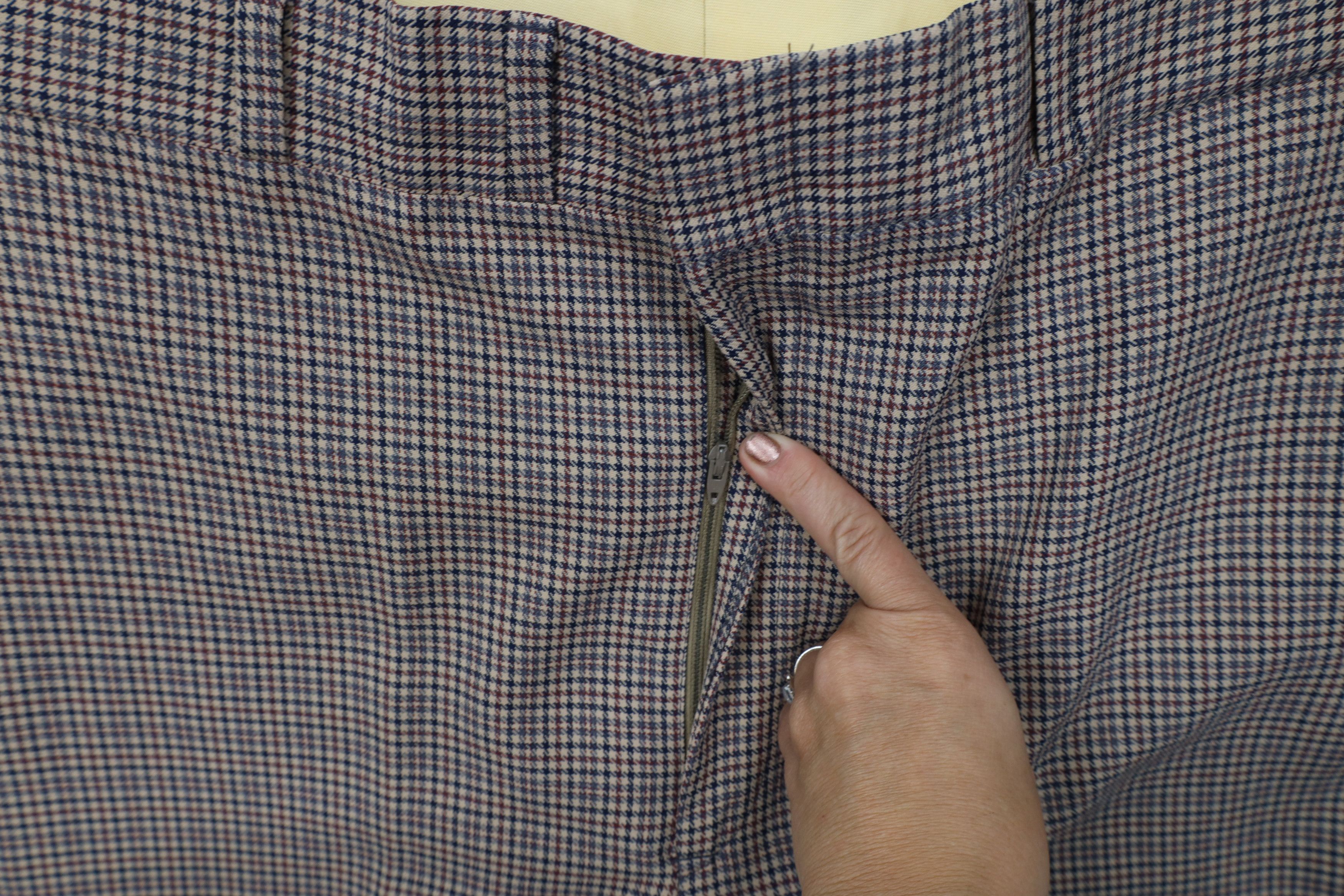Vintage Vintage 70s Streetwear Plaid Knit Bell Bottoms Chino Pants Size US 34 / EU 50 - 5 Thumbnail